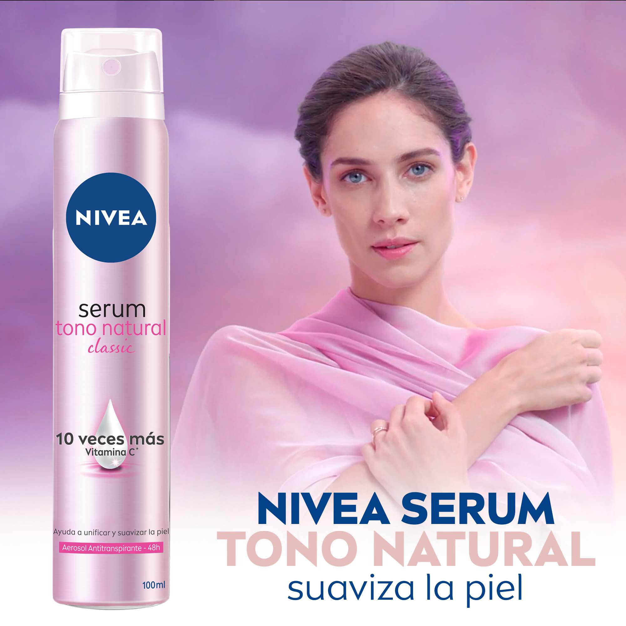 Foto 5 pulgar | Sérum Desodorante En Aerosol Nivea Extra Lighting  48 Horas  150 Ml - Venta Internacional.
