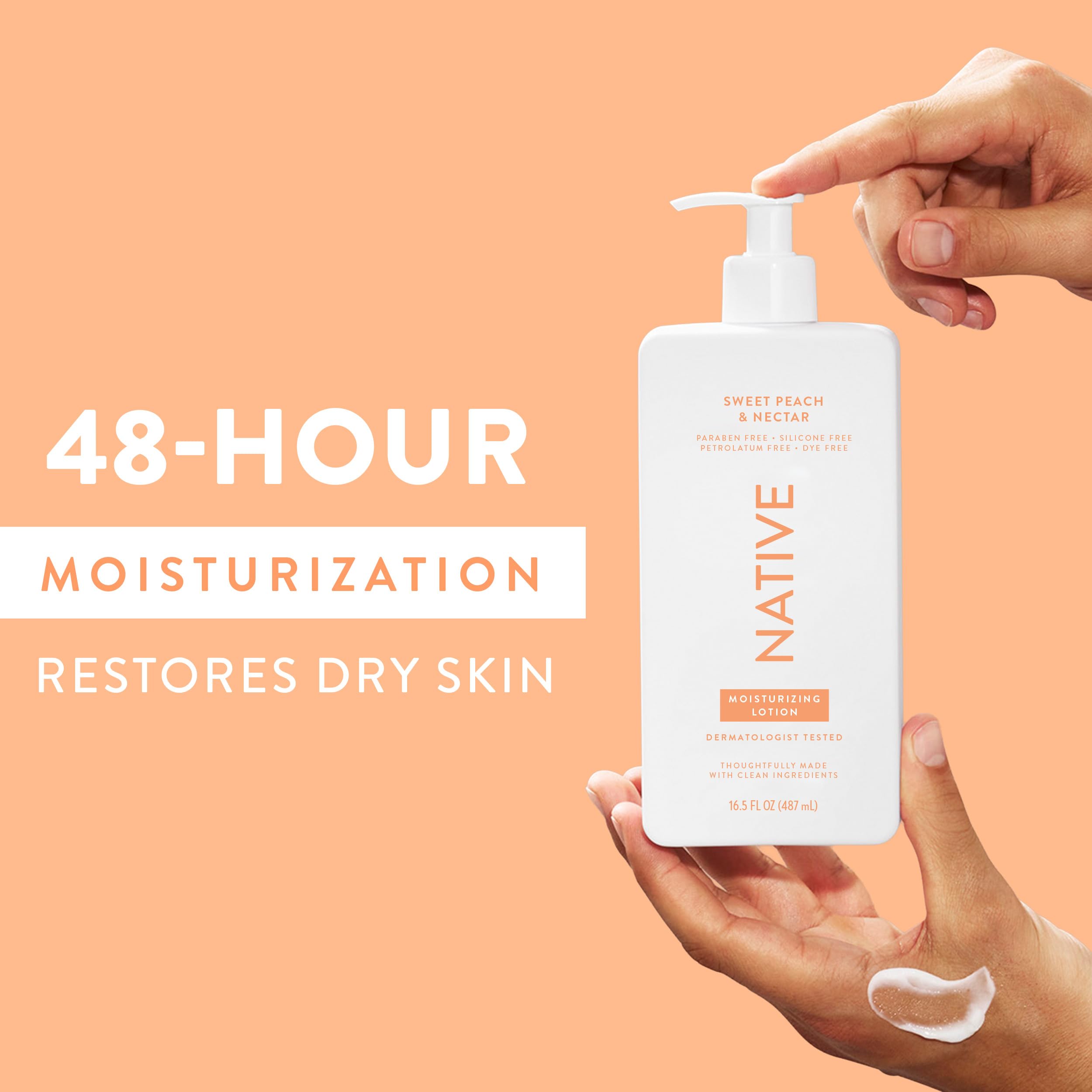 Foto 2 | Loción Corporal Native Restaura La Piel Seca  Melocotón Y Nectarina  490 Ml - Venta Internacional.