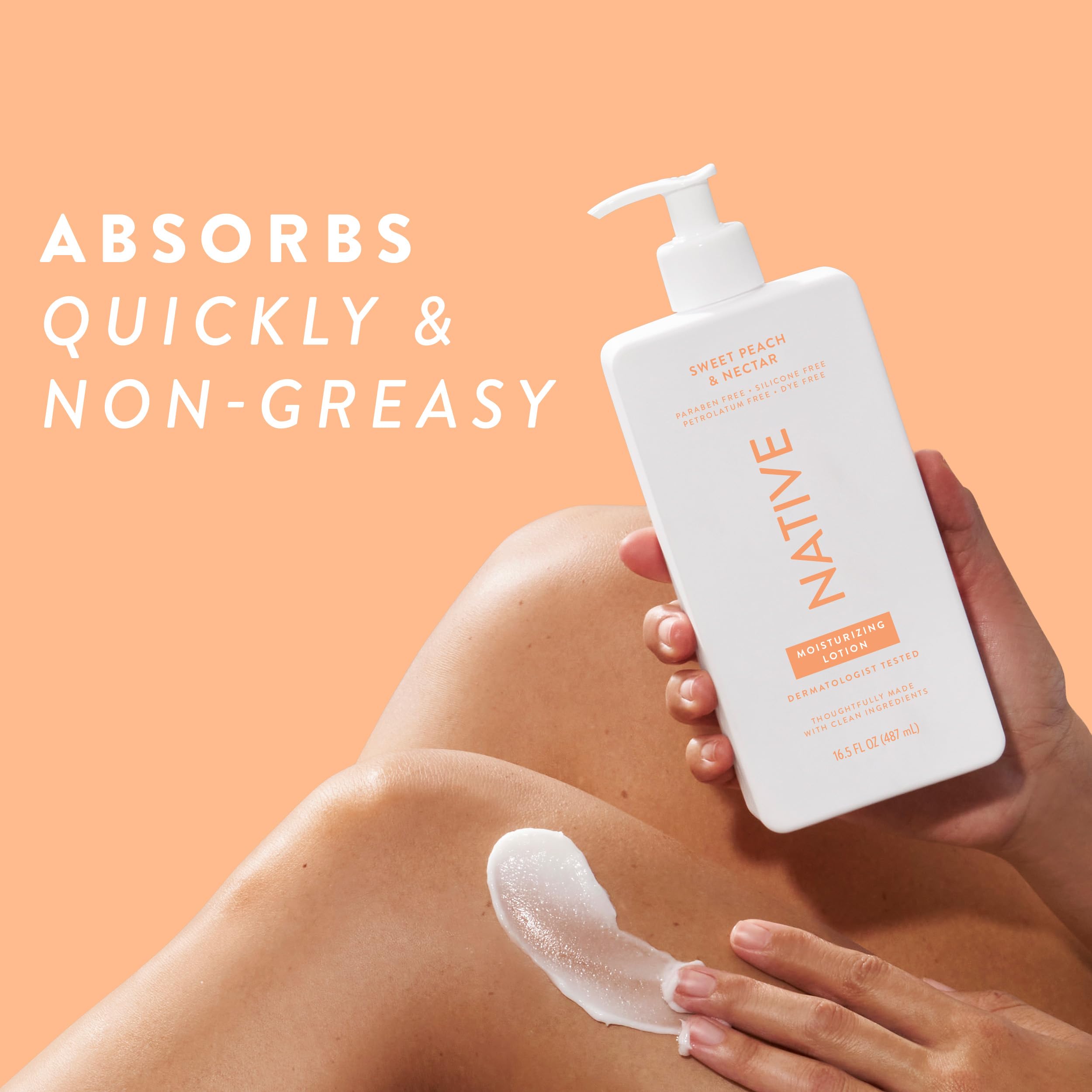 Foto 4 | Loción Corporal Native Restaura La Piel Seca  Melocotón Y Nectarina  490 Ml - Venta Internacional.