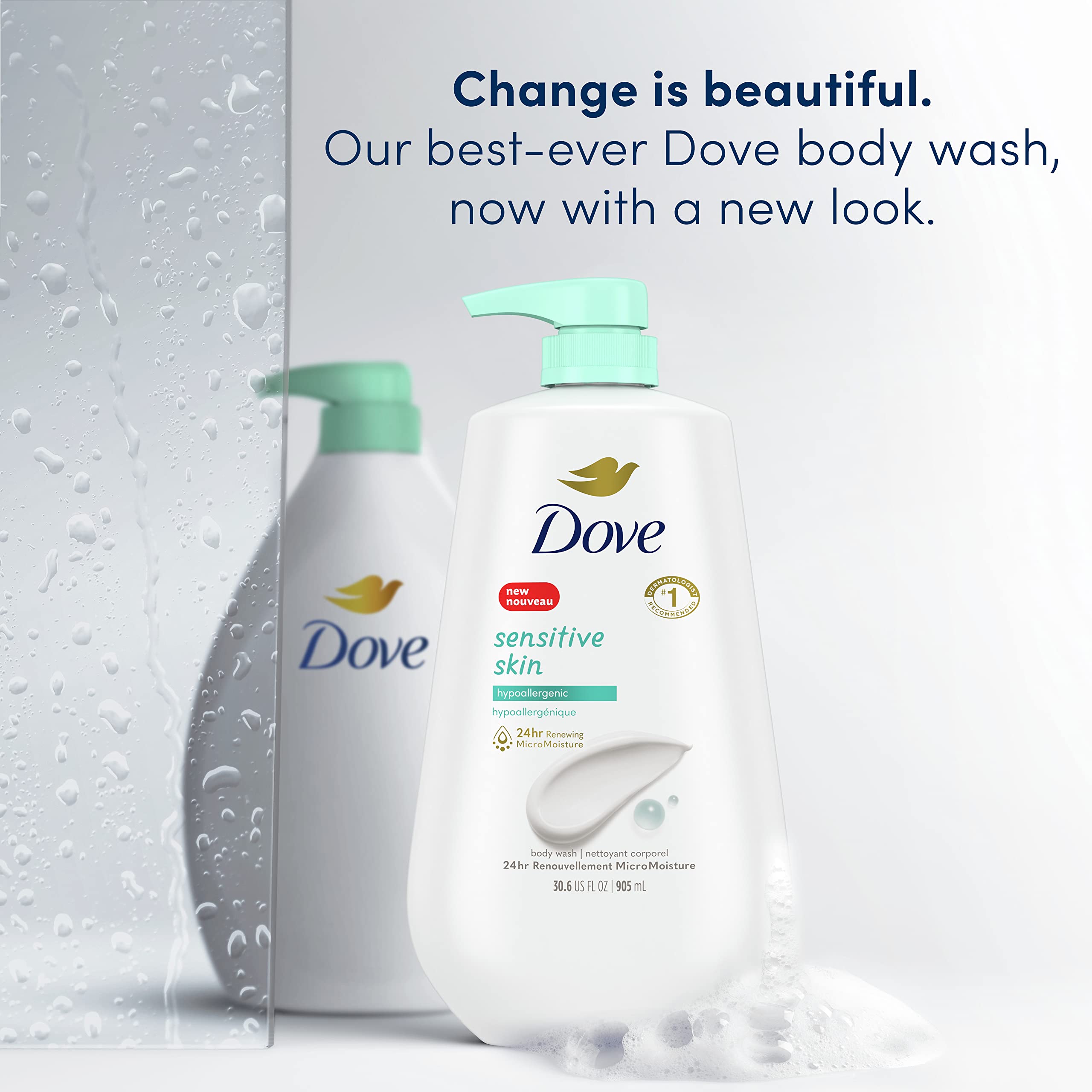 Foto 4 pulgar | Gel De Baño Dove Sensitive Skin Con Bomba De 30 6 Oz  Paquete De 3 - Venta Internacional.