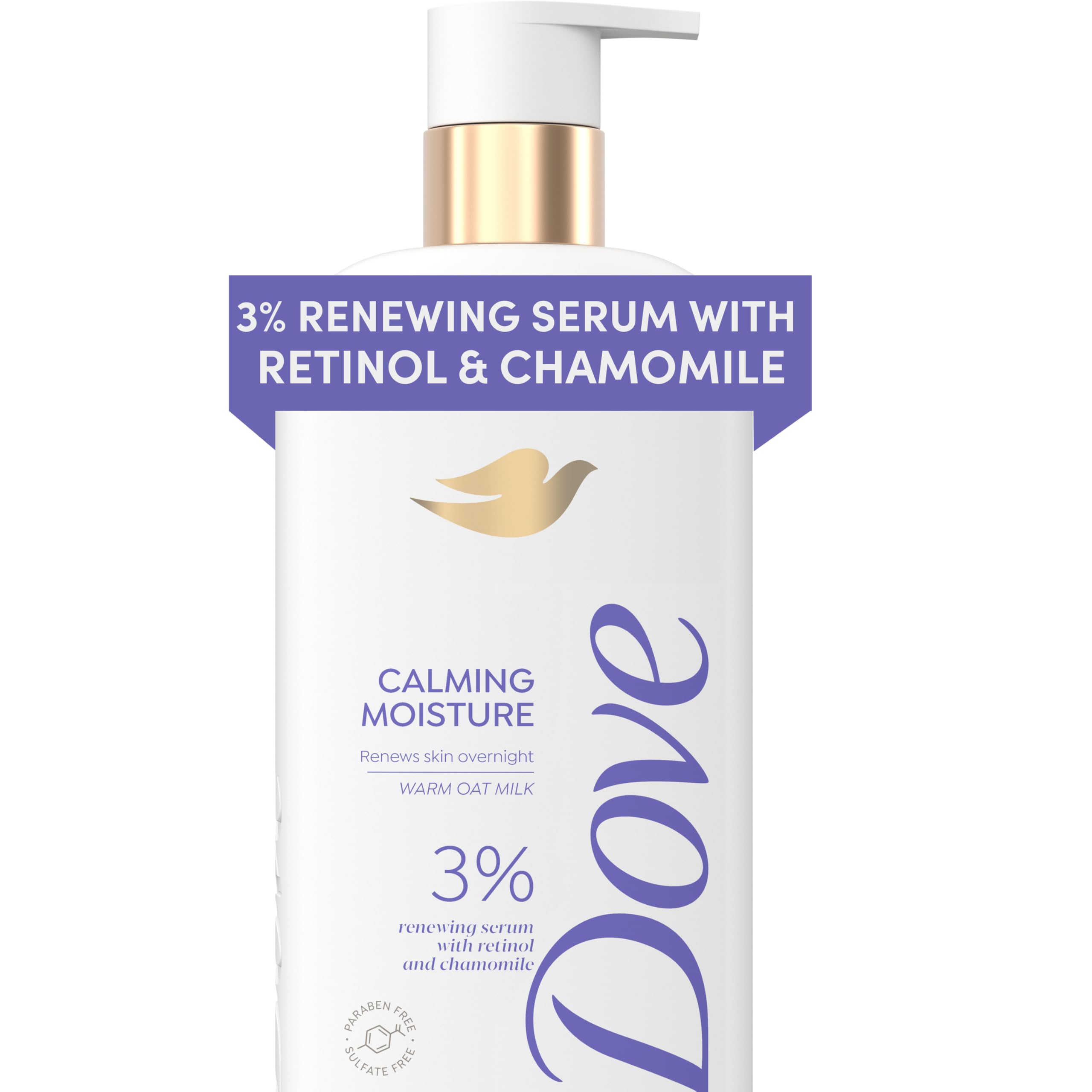Gel De Baño Dove Calming Moisture Con Sérum De Retinol  550 Ml - Venta Internacional.