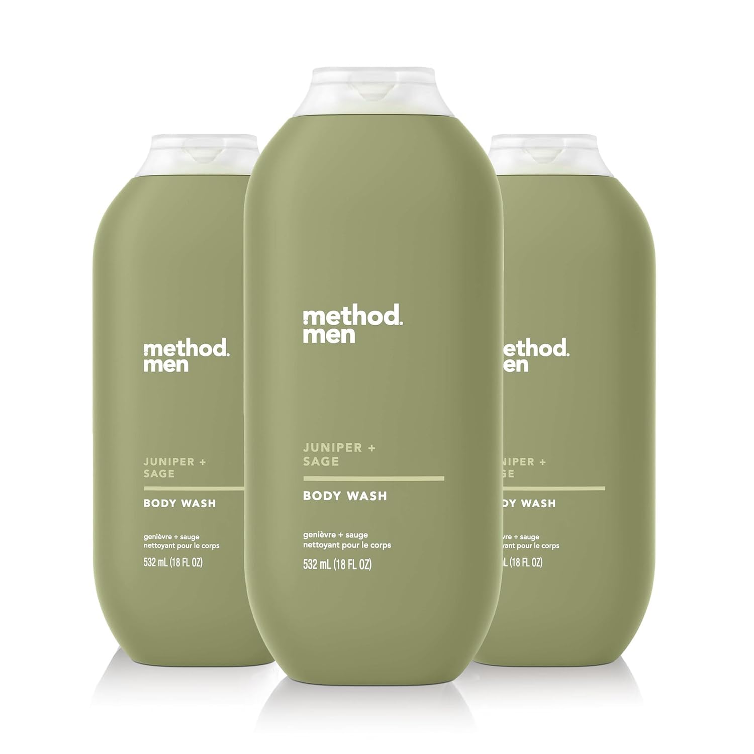 Body Wash Method Men Juniper + Sage  540 Ml (paquete De 3) - Venta Internacional.