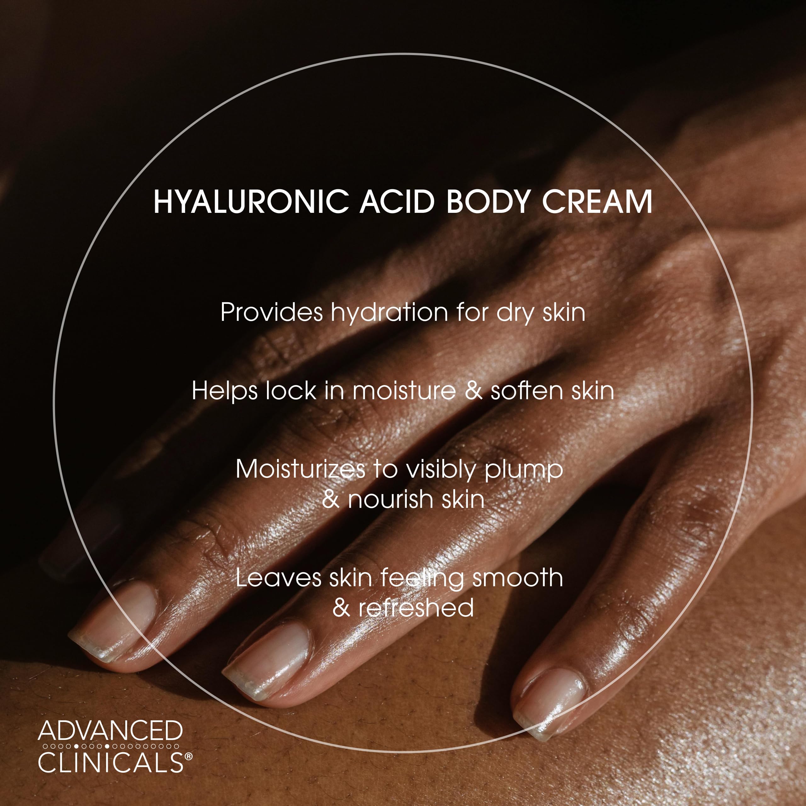 Foto 6 pulgar | Crema Corporal Hidratante Con Ácido Hialurónico De Advanced Clinicals - Venta Internacional.