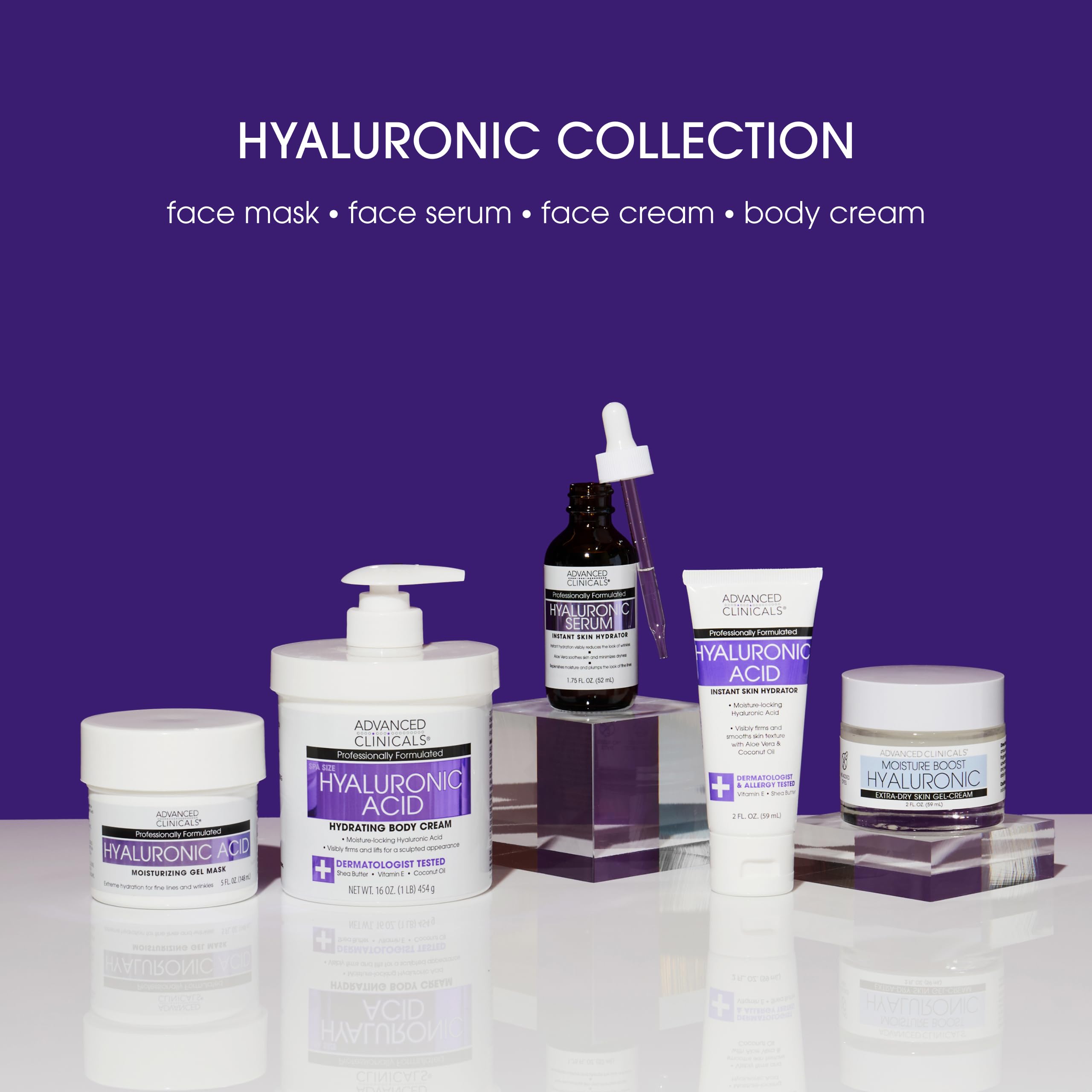 Foto 7 | Crema Corporal Hidratante Con Ácido Hialurónico De Advanced Clinicals - Venta Internacional.