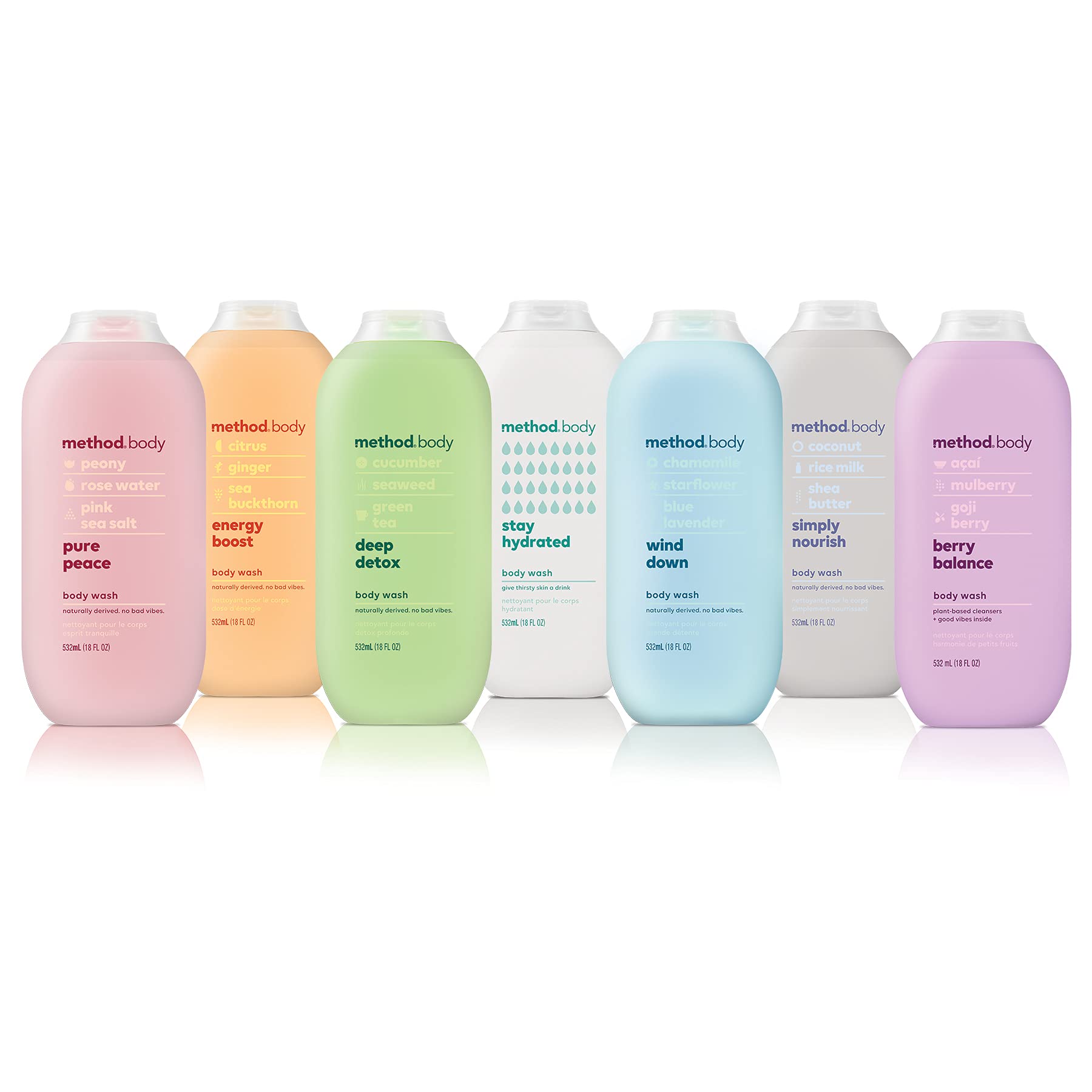 Foto 7 pulgar | Body Wash Method Wind Down 540 Ml (paquete De 3) - Venta Internacional.