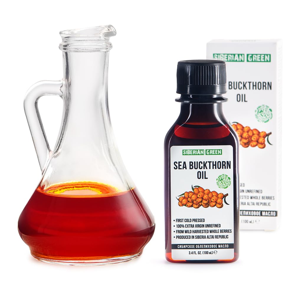 Foto 3 pulgar | Aceite De Espino Amarillo Verde Siberiano 100% Natural 100 Ml - Venta Internacional.
