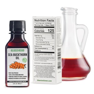 Foto 7 | Aceite De Espino Amarillo Verde Siberiano 100% Natural 100 Ml - Venta Internacional.