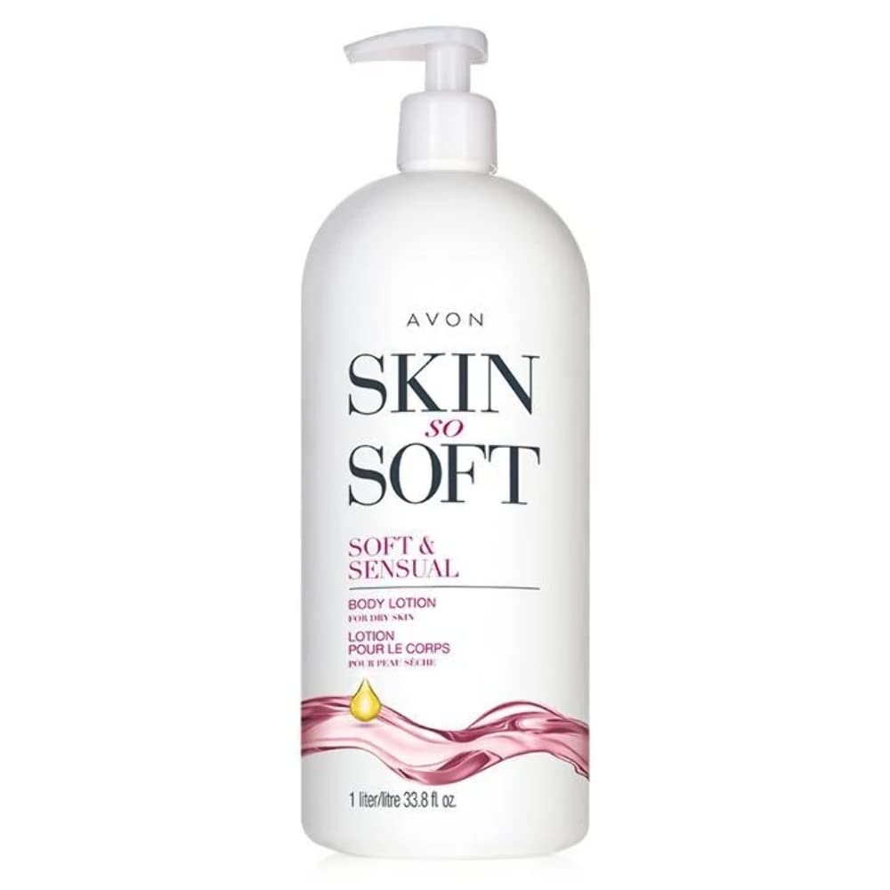 Loción Corporal Avon Skin So Soft Soft & Sensual  1 Litro  Con Bomba - Venta Internacional.