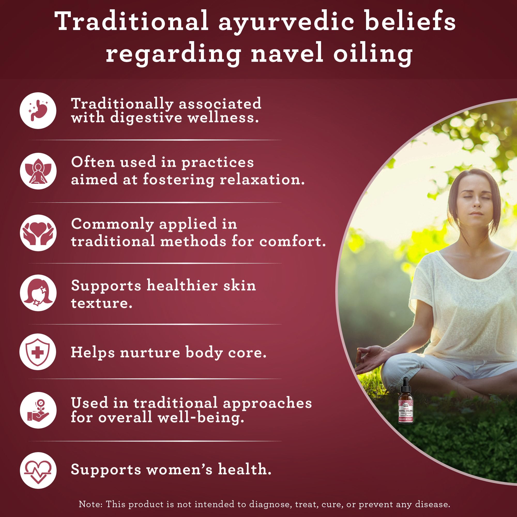 Foto 4 | Aceite Ayurvédico Para Ombligo Gurunanda Navel Oiling  60 Ml - Venta Internacional.