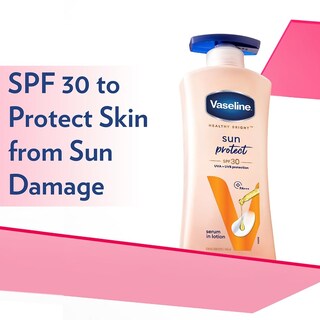 Foto 4 | Loción Corporal De Protección Solar Vaseline Healthy Bright Spf 30 400 Ml - Venta Internacional.