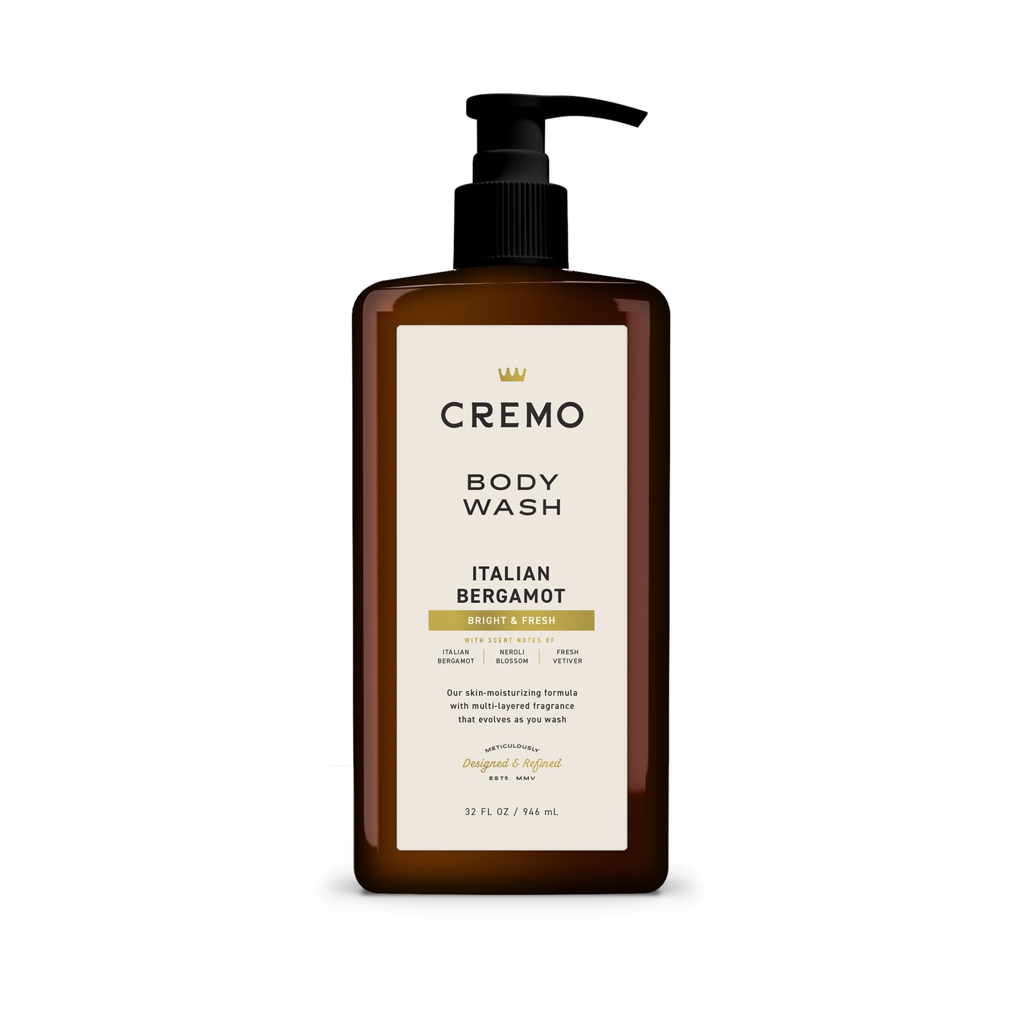 Gel De Baño Cremo Rico En Espuma  Bergamota Italiana  960 Ml  Para Hombres - Venta Internacional.