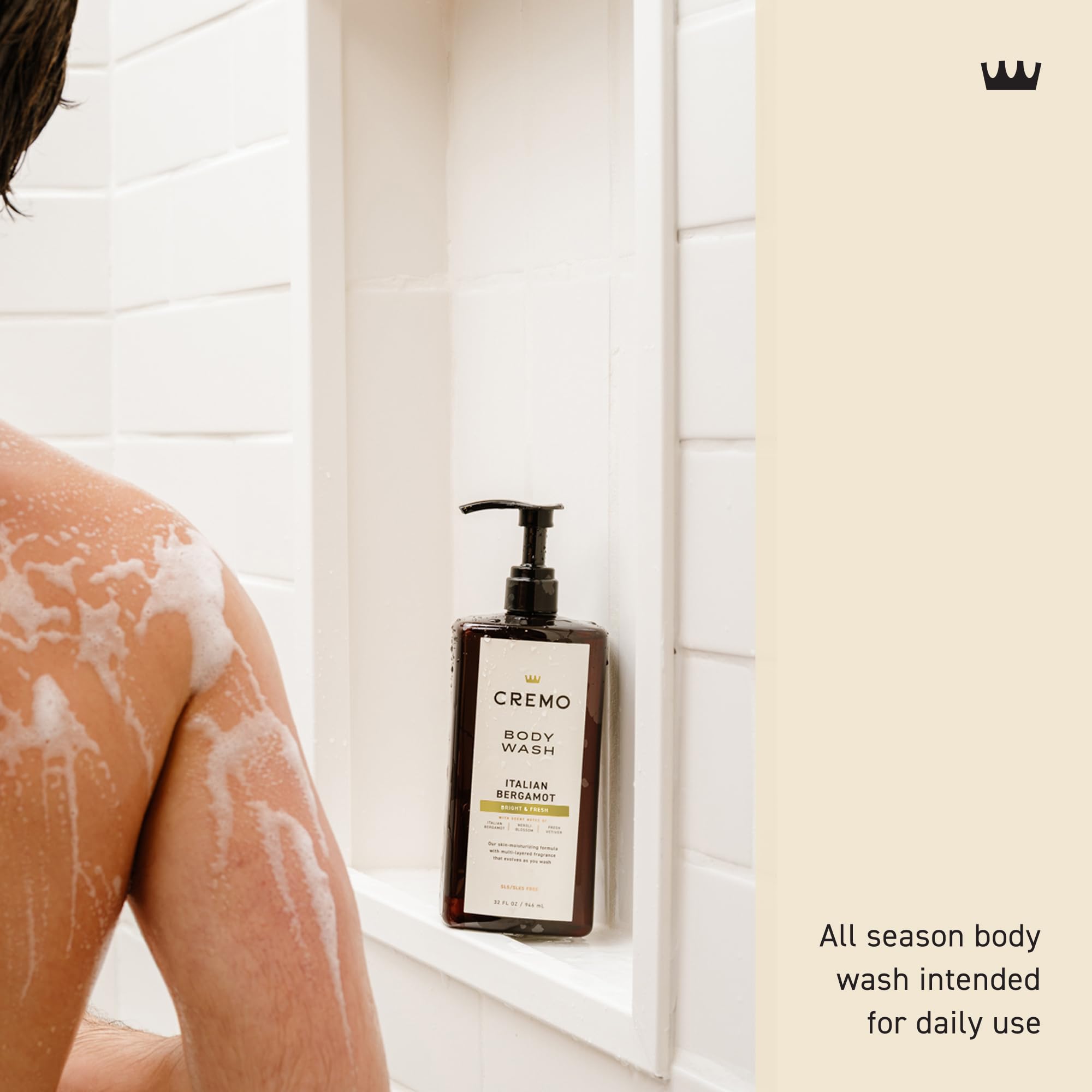Foto 3 pulgar | Gel De Baño Cremo Rico En Espuma  Bergamota Italiana  960 Ml  Para Hombres - Venta Internacional.