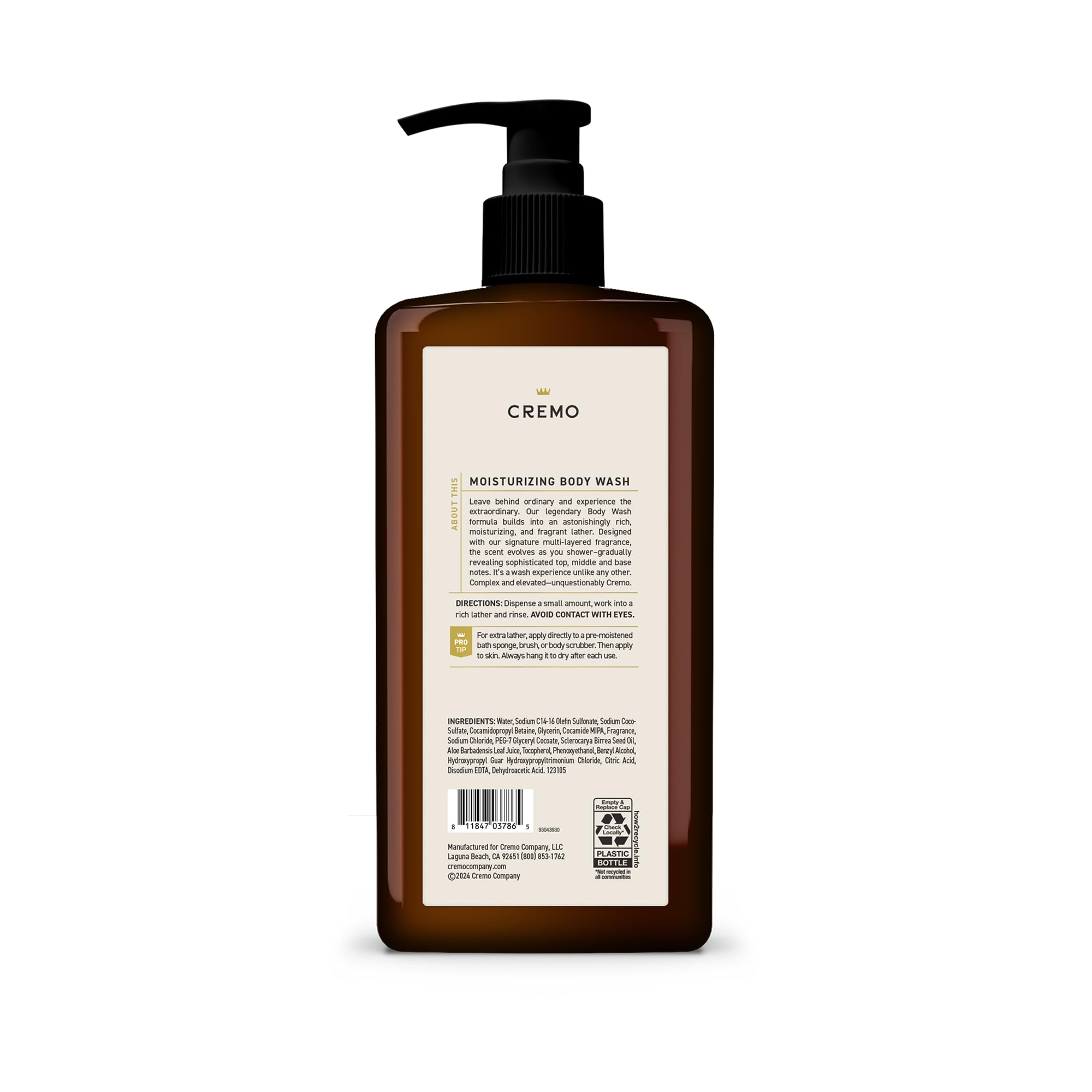 Foto 5 pulgar | Gel De Baño Cremo Rico En Espuma  Bergamota Italiana  960 Ml  Para Hombres - Venta Internacional.