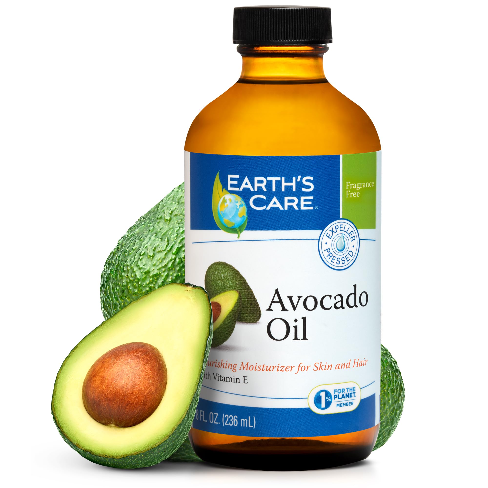 Foto 2 pulgar | Aceite De Aguacate Earth's Care Para El Cabello Y La Piel Con Vitamina E 240 Ml - Venta Internacional.