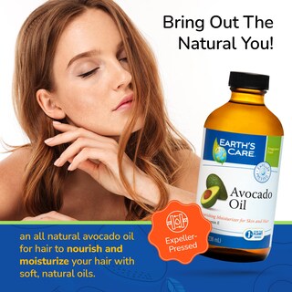 Foto 3 | Aceite De Aguacate Earth's Care Para El Cabello Y La Piel Con Vitamina E 240 Ml - Venta Internacional.