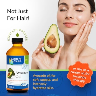 Foto 5 | Aceite De Aguacate Earth's Care Para El Cabello Y La Piel Con Vitamina E 240 Ml - Venta Internacional.