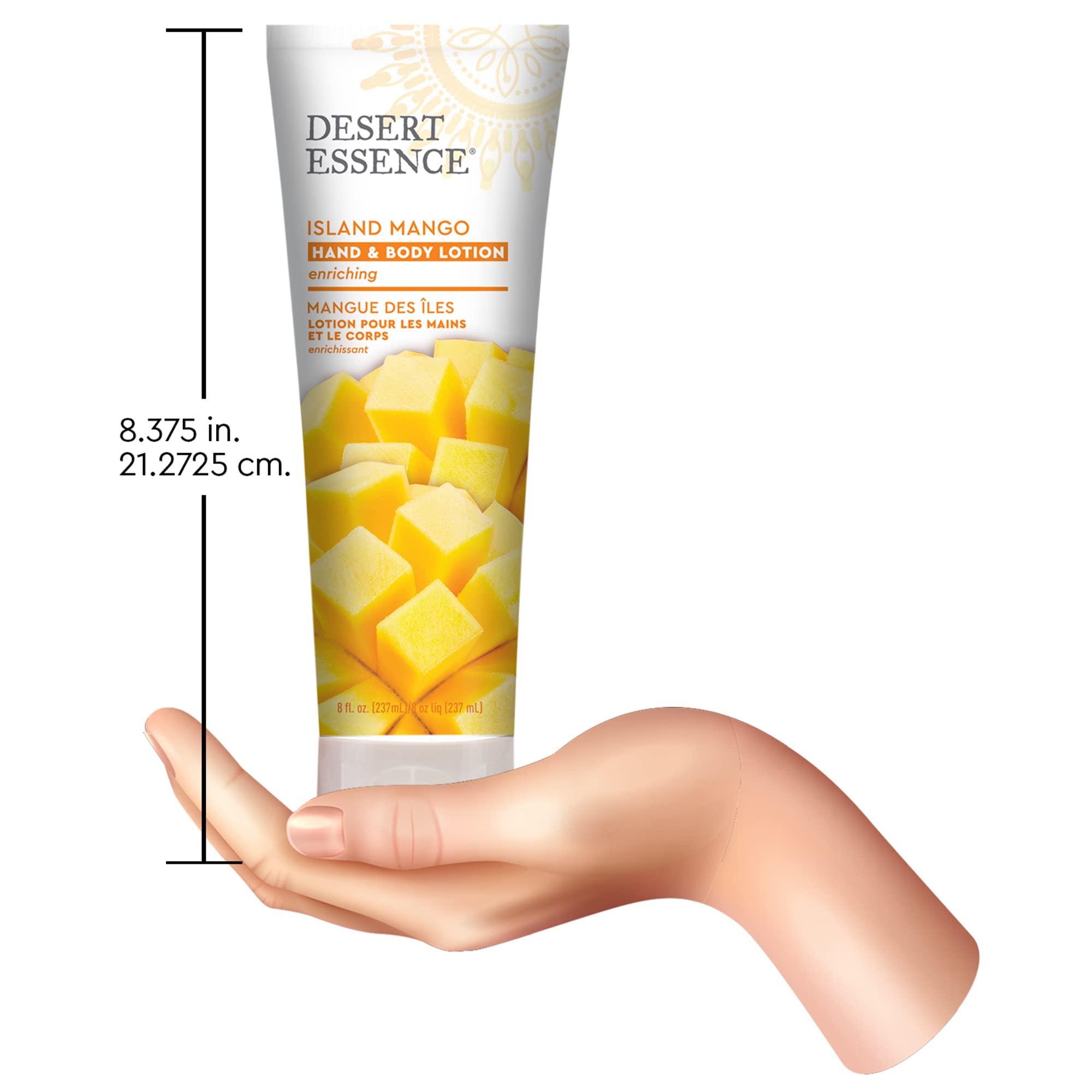 Foto 7 | Loción Para Manos Y Cuerpo Desert Essence Island Mango 240 Ml - Venta Internacional.