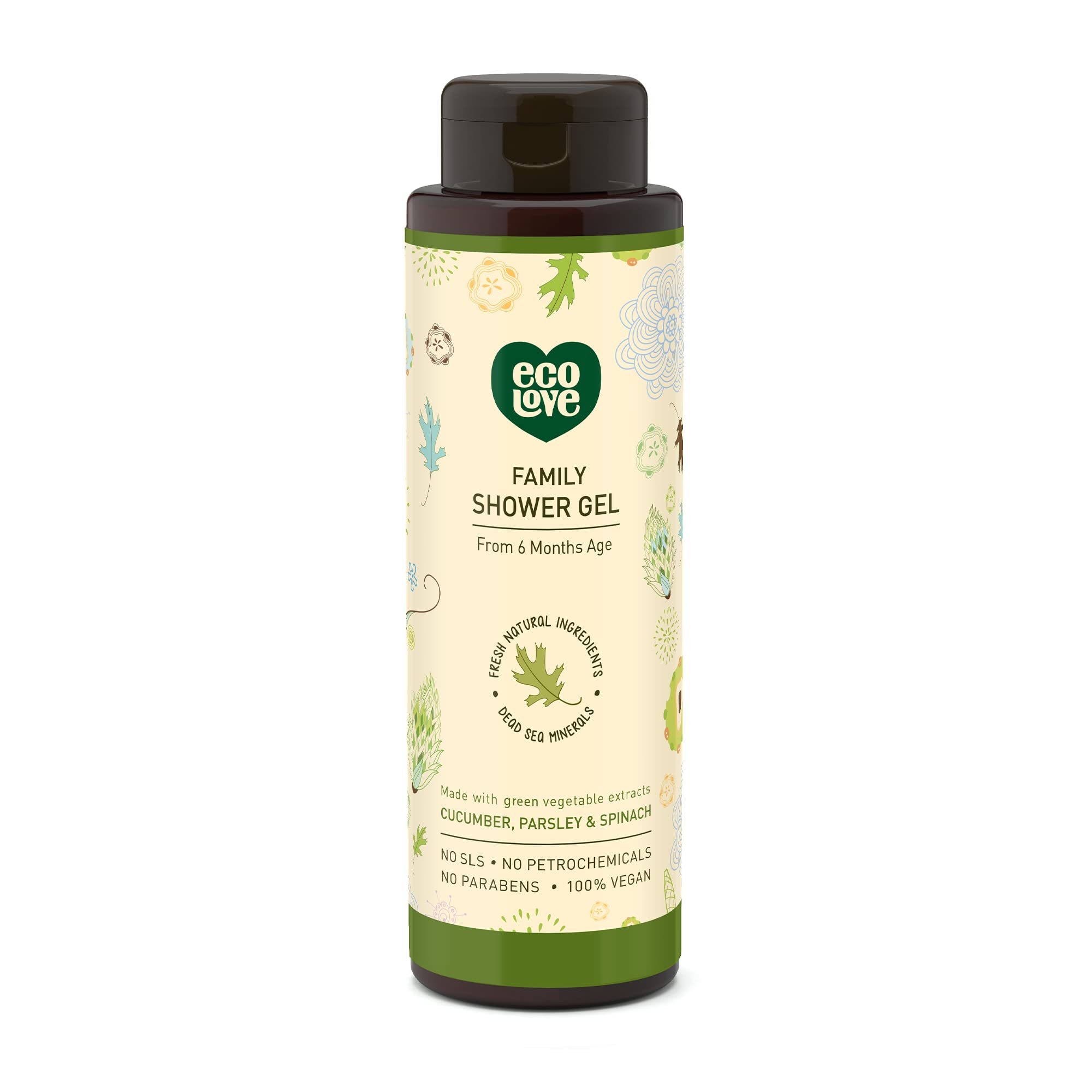 Foto 2 pulgar | Gel De Ducha Ecolove Natural Hidratante Con Pepino Orgánico 500 Ml - Venta Internacional.
