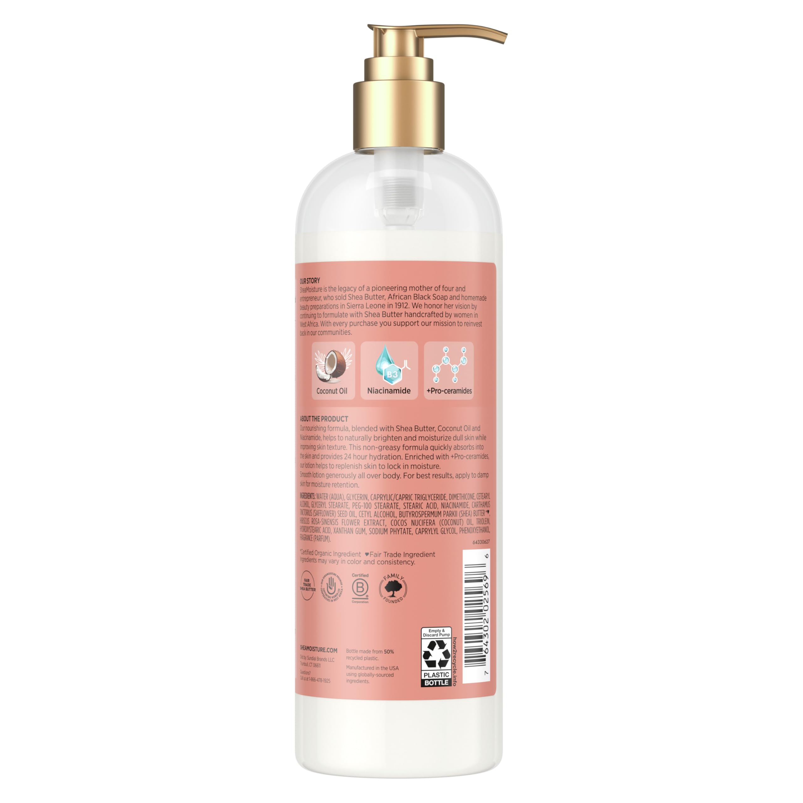 Foto 2 | Loción Corporal Sheamoisture Illuminating 473 Ml Con Aceite De Coco - Venta Internacional.