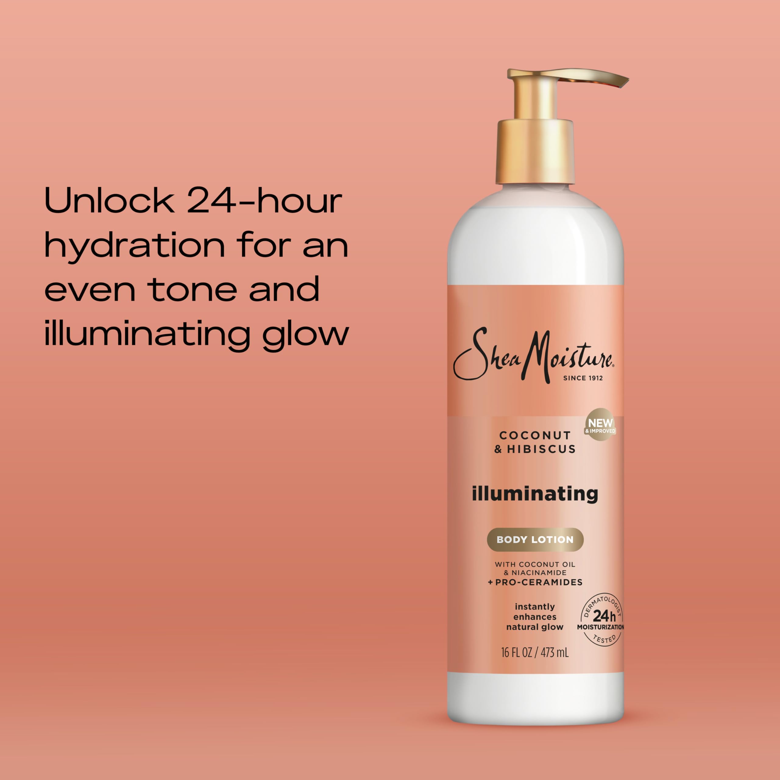 Foto 5 pulgar | Loción Corporal Sheamoisture Illuminating 473 Ml Con Aceite De Coco - Venta Internacional.