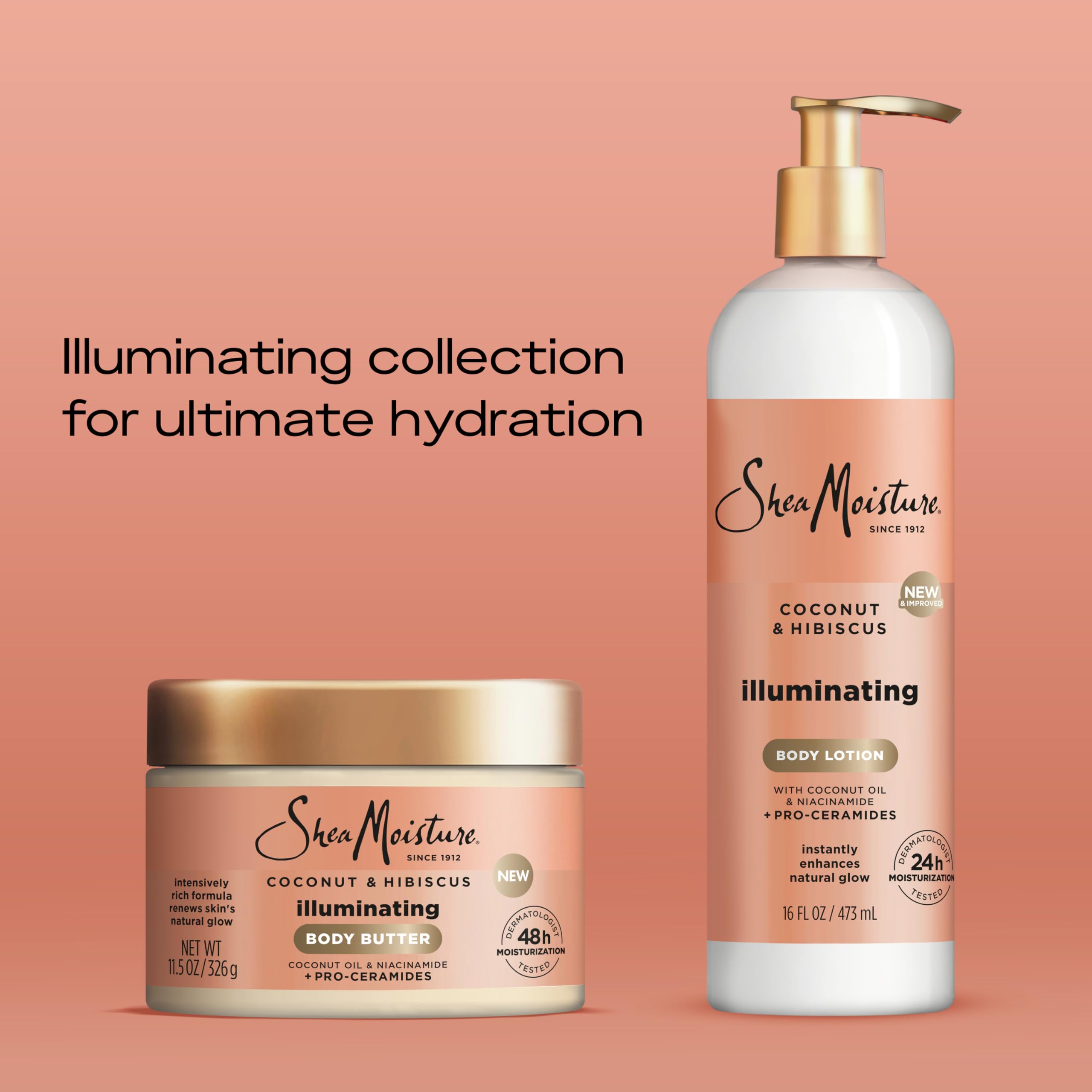 Foto 7 pulgar | Loción Corporal Sheamoisture Illuminating 473 Ml Con Aceite De Coco - Venta Internacional.