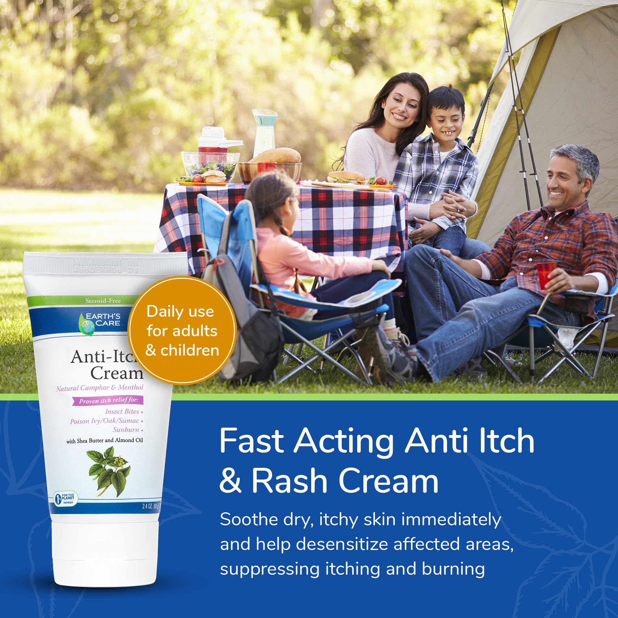 Foto 6 pulgar | Crema Antipicazón Earth's Care Extra Strength 70 Ml - Venta Internacional.