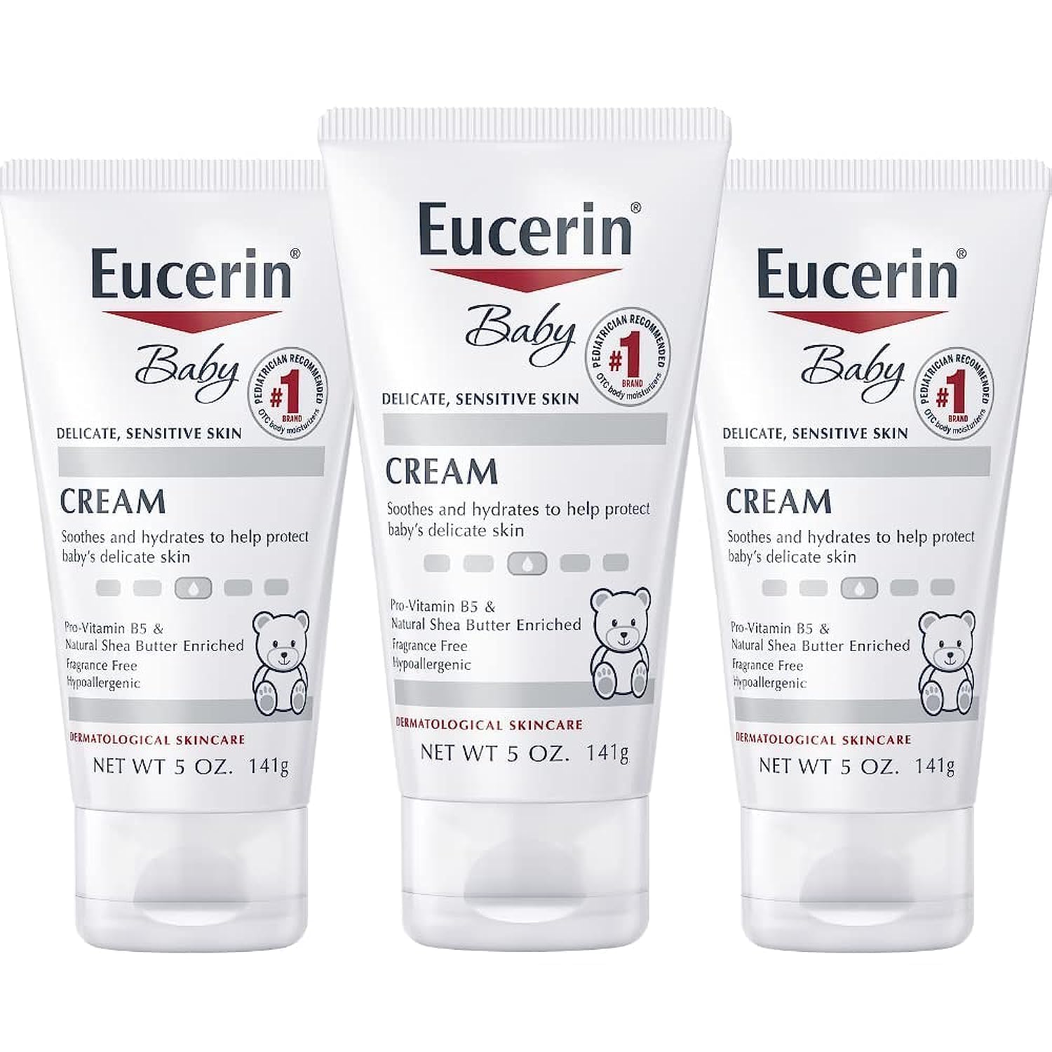 Foto 2 pulgar | Loción Eucerin Baby Cream Hipoalergénica  150 Ml  Paquete De 3 - Venta Internacional.