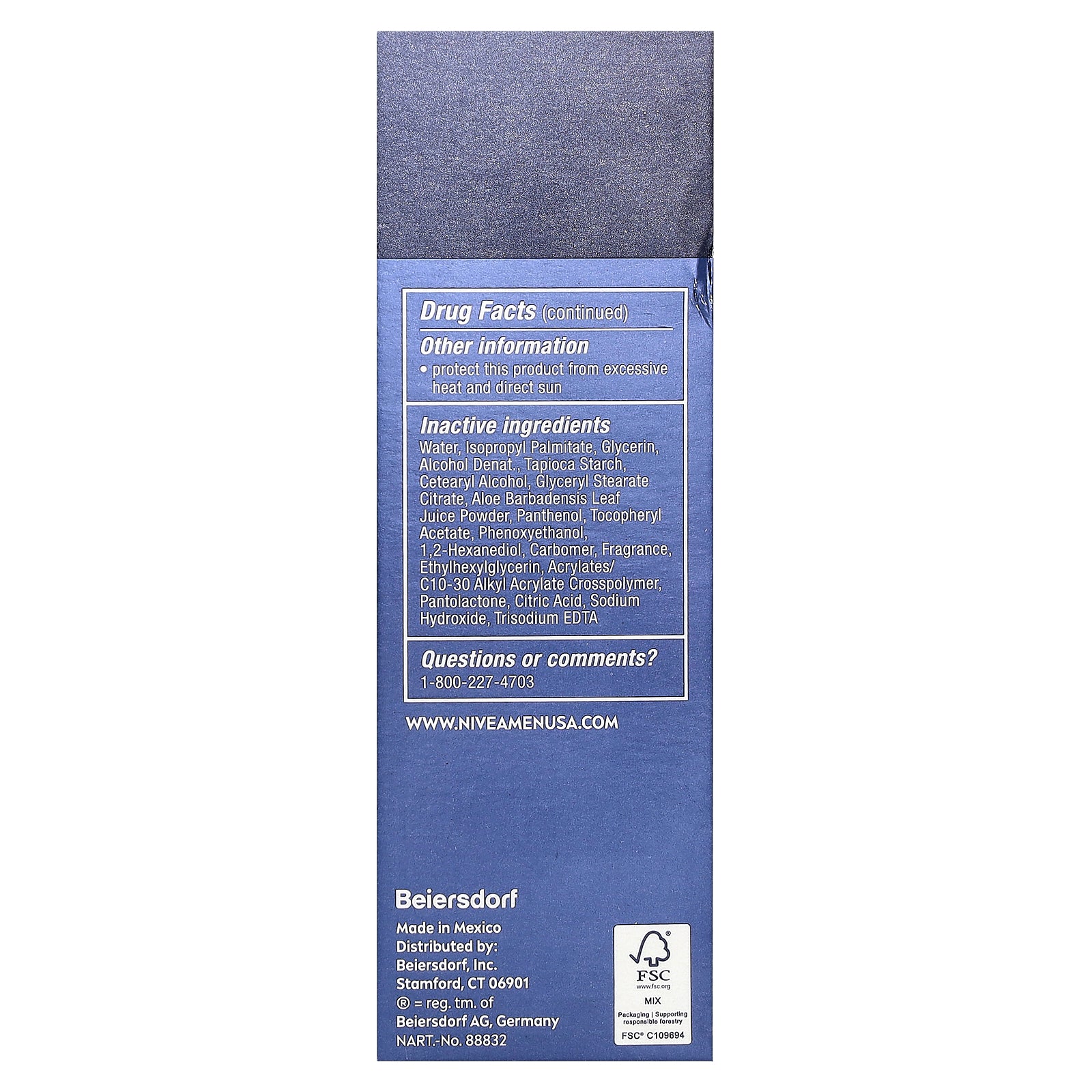 Foto 5 pulgar | Loción Facial Nivea Men Maximum Hydration Spf 15 75 Ml - Venta Internacional.