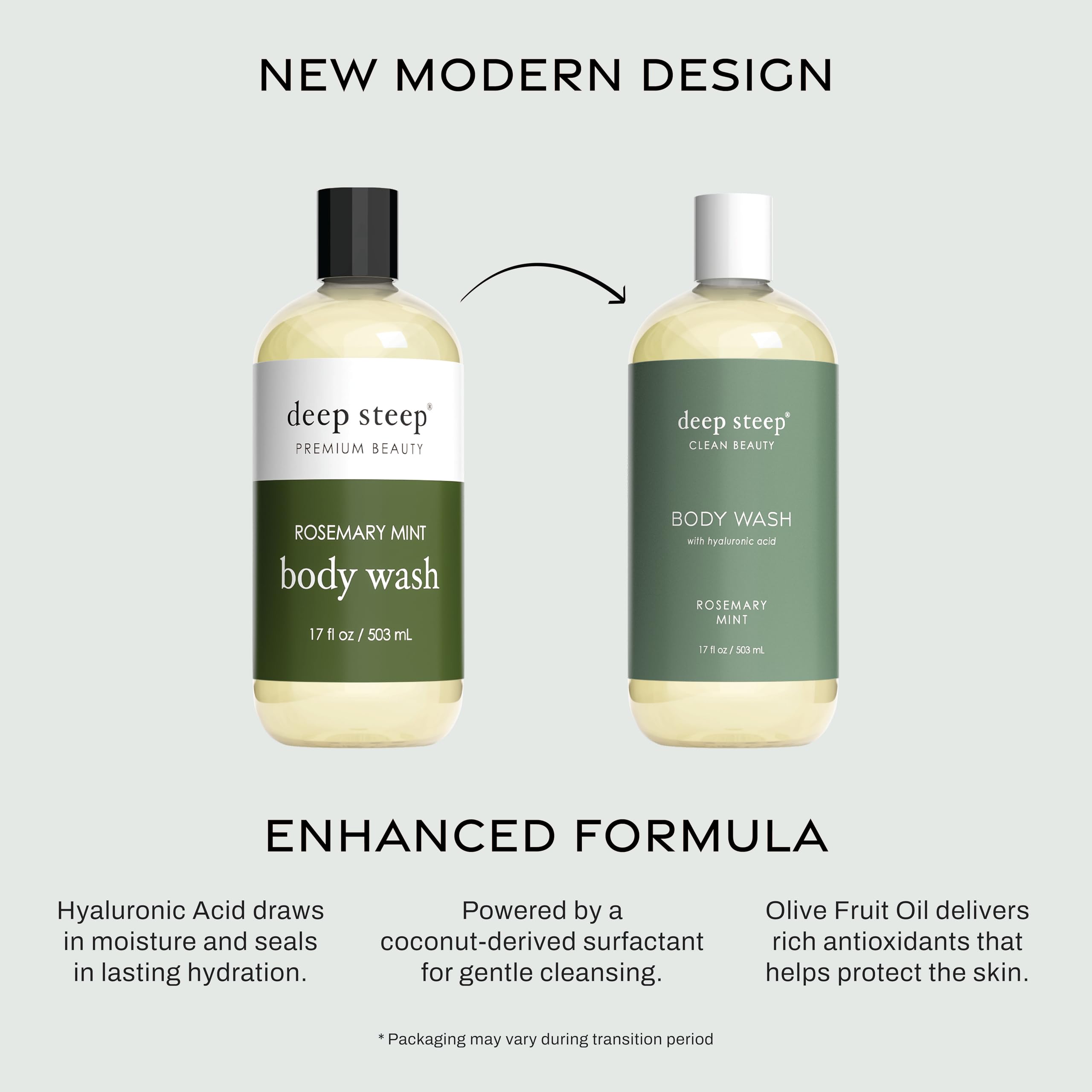 Foto 7 pulgar | Gel De Baño Deep Steep Rosemary Mint 500 Ml Con Ácido Hialurónico - Venta Internacional.