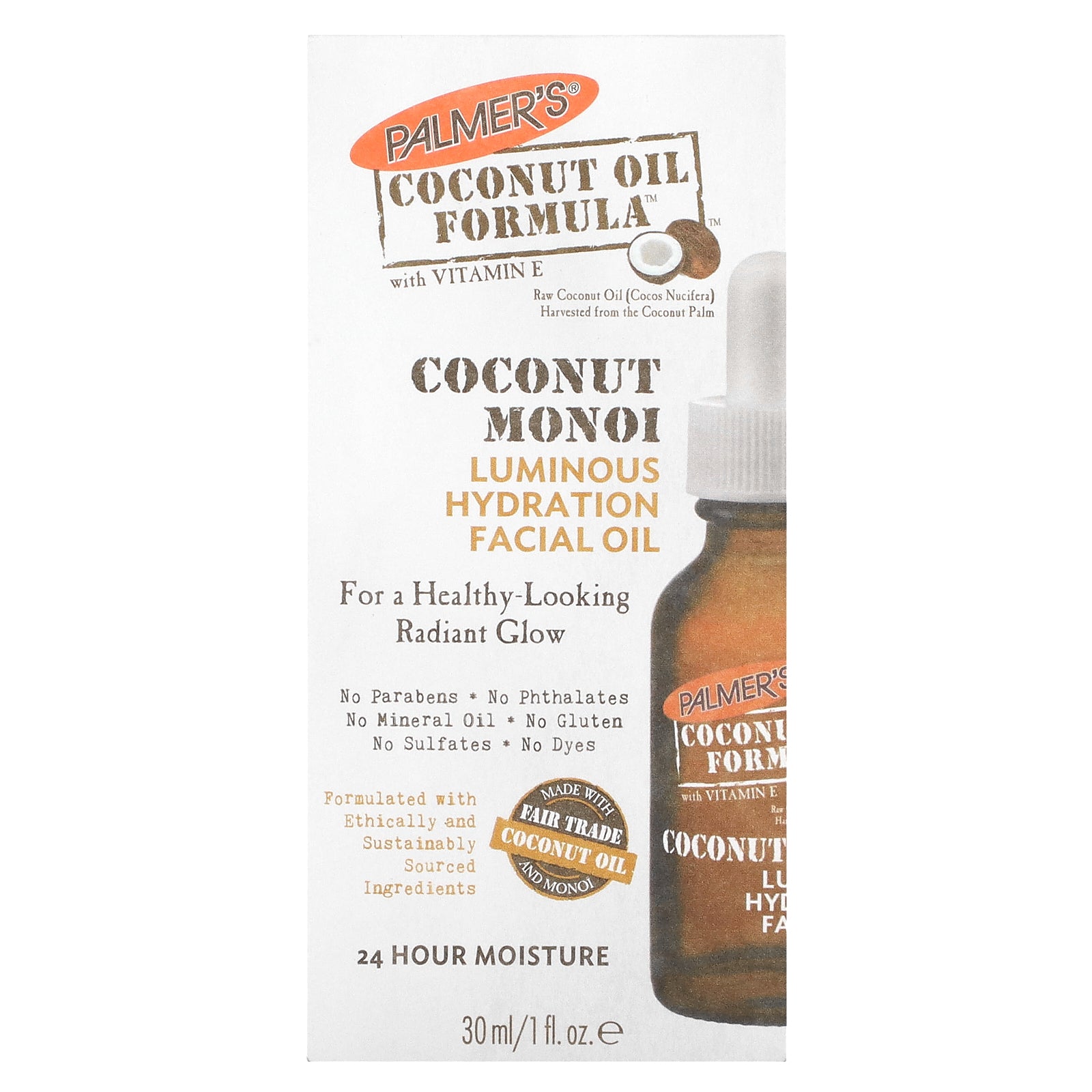 Foto 2 | Aceite Facial Aceite De Coco Palmer's Con Vitamina E 30 Ml - Venta Internacional.