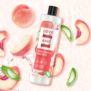 Foto 2 | Gel De Baño Love Beauty And Planet Smooth & Renew 590 Ml - Venta Internacional.
