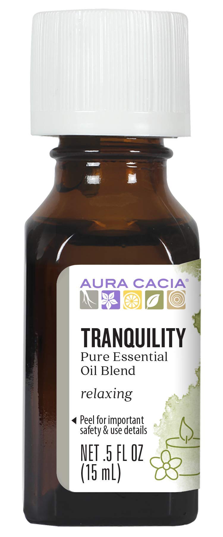Foto 1 | Aceite Esencial Aura Cacia Tranquility 15 Ml 100% Puro - Venta Internacional.