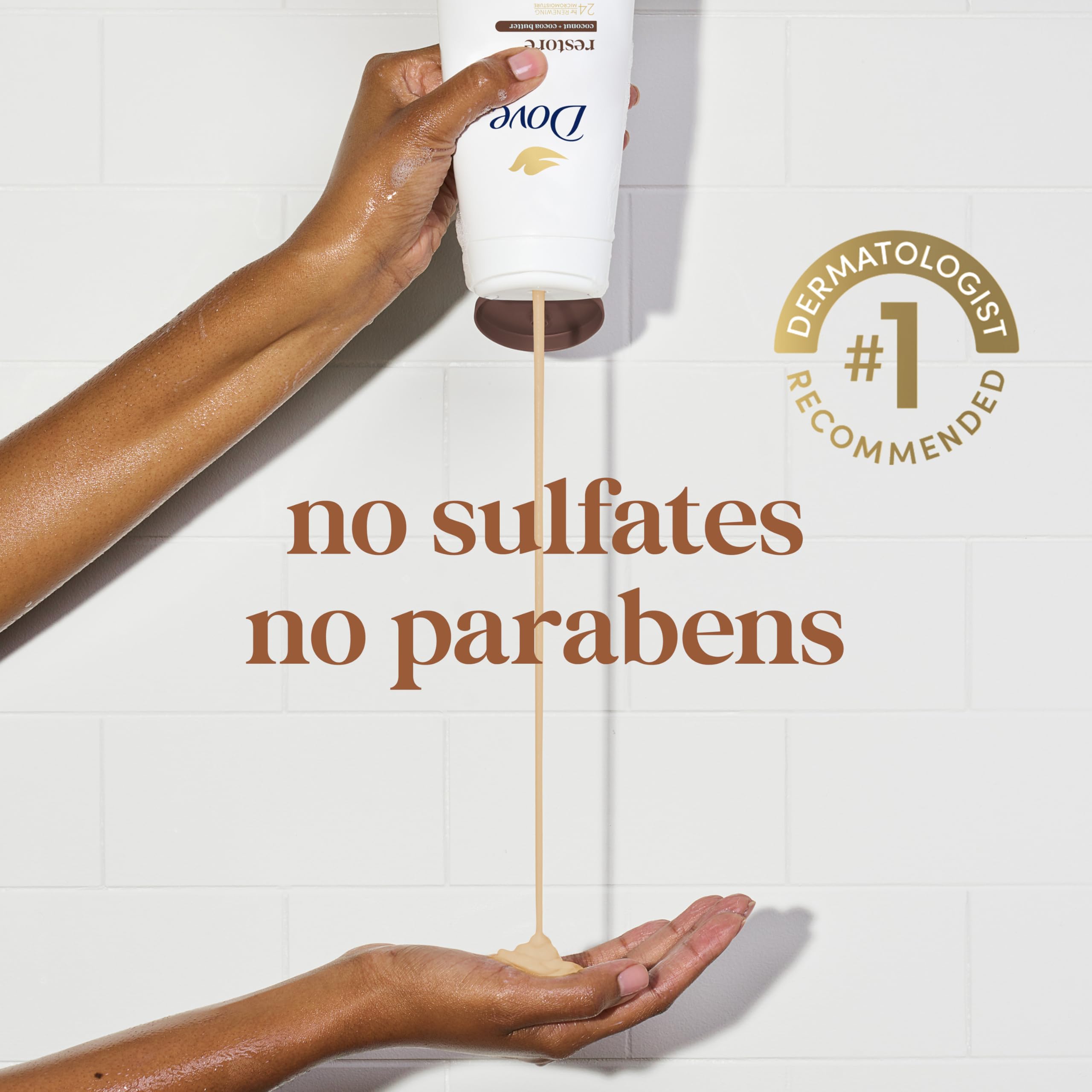Foto 6 pulgar | Gel De Baño Dove Restore Con Manteca De Coco Y Cacao 591 Ml - Venta Internacional.