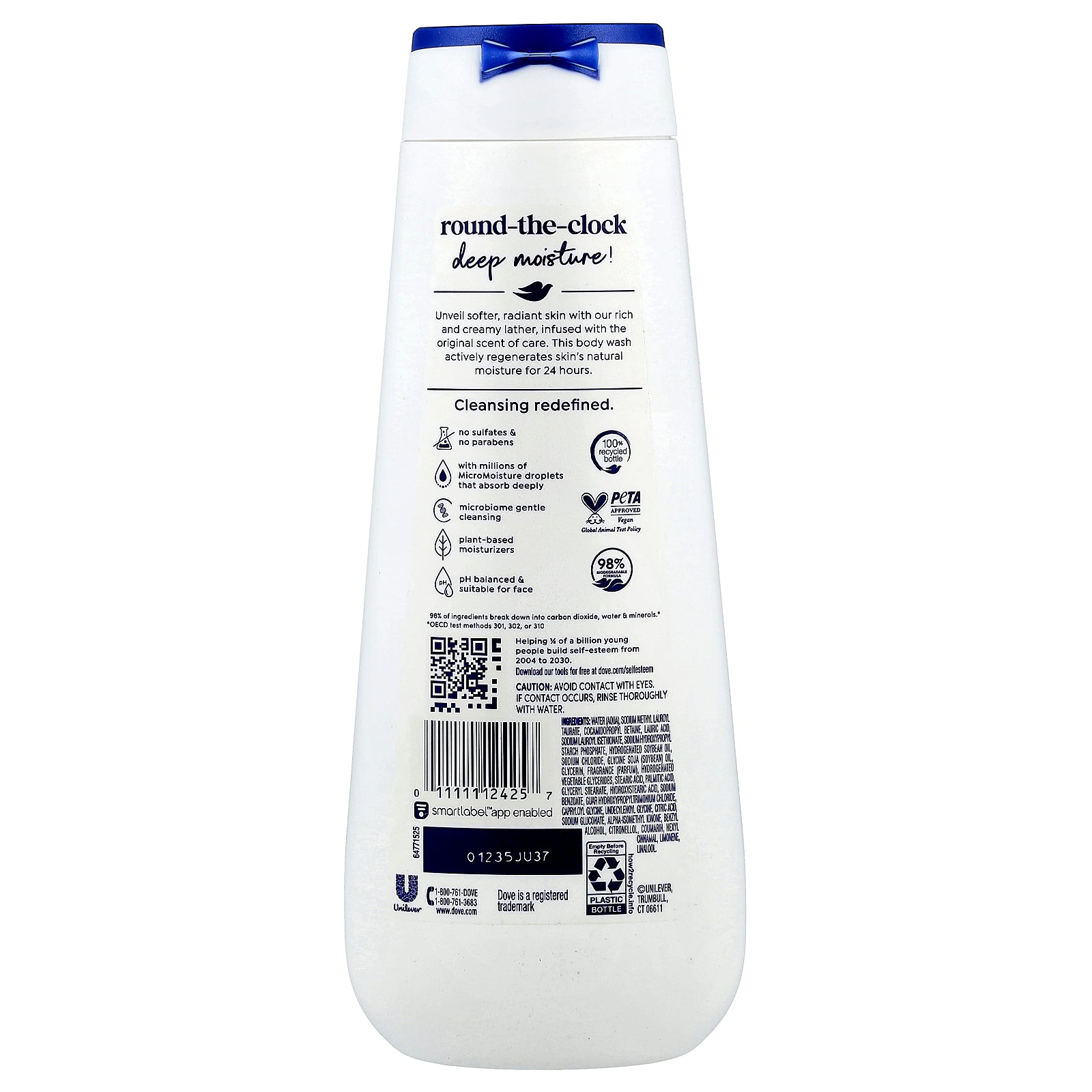 Foto 2 | Gel De Baño Dove Deep Moisture 591 Ml - Venta Internacional.