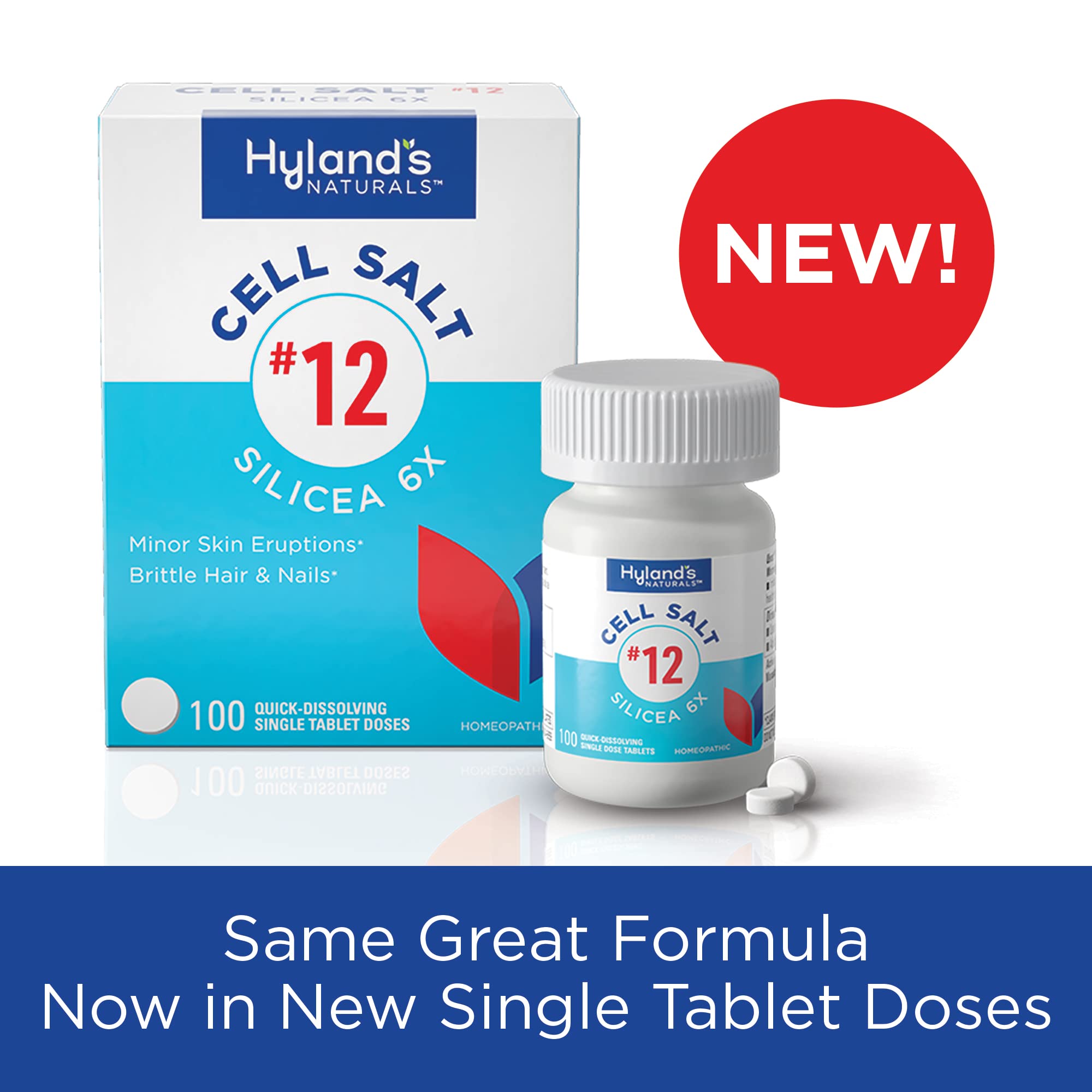 Foto 3 pulgar | Suplemento Hyland's No. 12 Cell Salt Silicea  6 Tabletas  100 Veces - Venta Internacional.