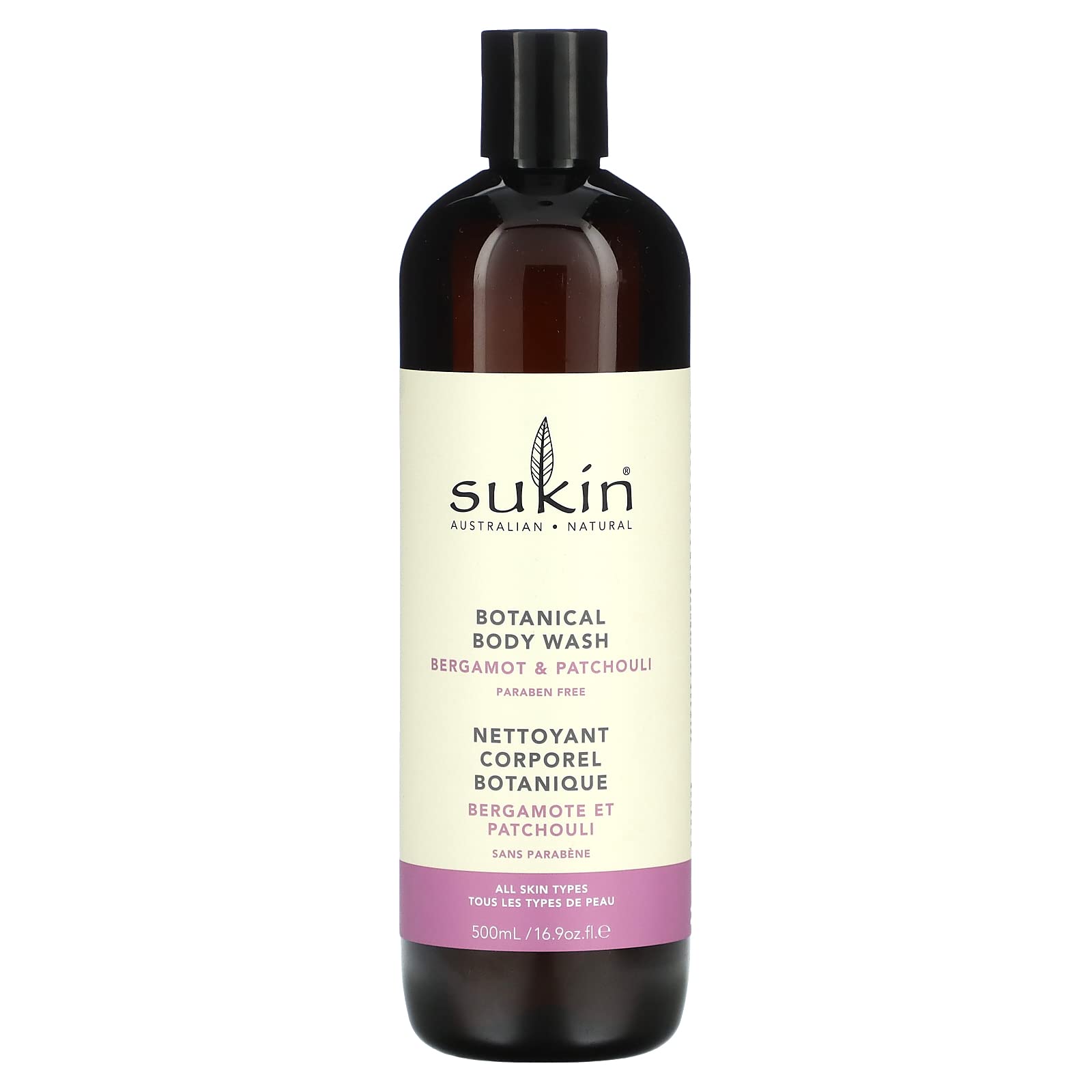 Foto 2 pulgar | Gel De Baño Sukin Bergamot & Patchouli Botanical 500 Ml - Venta Internacional.