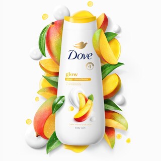 Foto 4 | Gel De Baño Dove Glow Con Mantequilla De Mango Y Almendras 591 Ml 24 Horas - Venta Internacional.