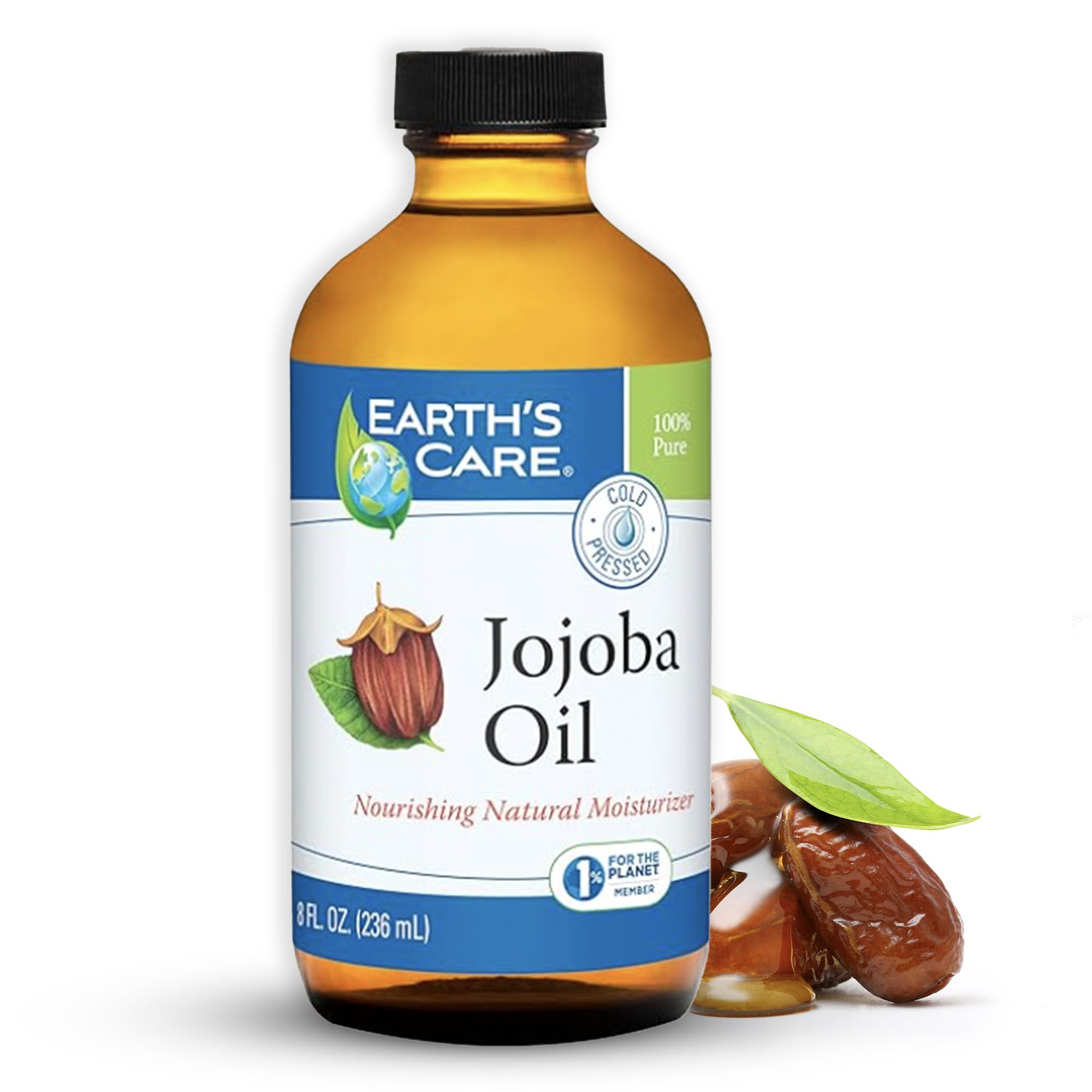 Foto 2 pulgar | Aceite De Jojoba Earth's Care 100% Puro Para Cabello  Piel Y Uñas  240 Ml - Venta Internacional.