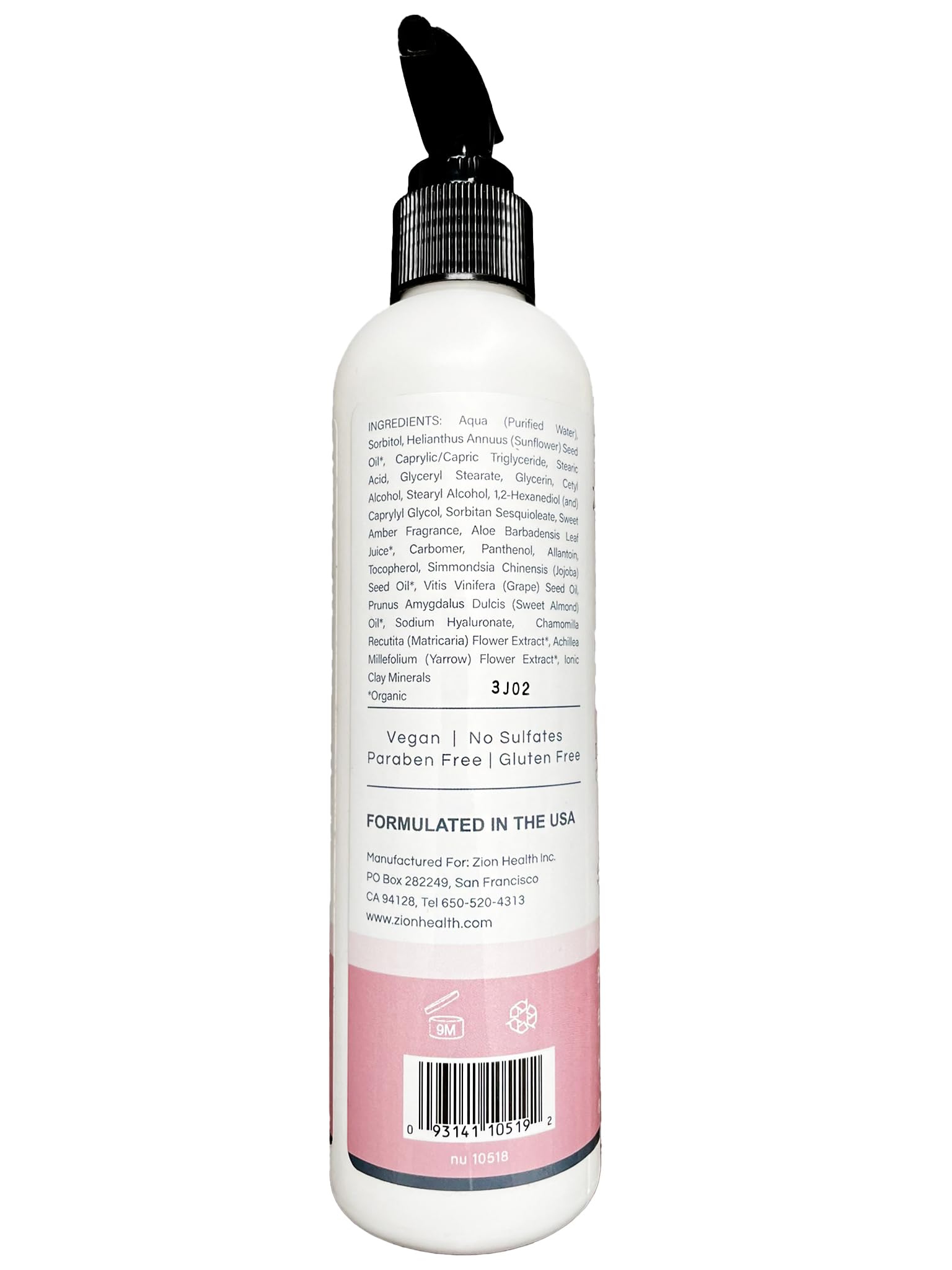 Foto 4 pulgar | Loción Zion Health Hidratante Mineral Ámbar Dulce 240 Ml - Venta Internacional.