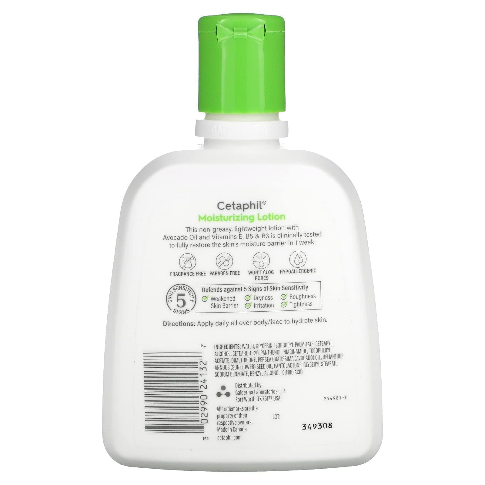 Foto 3 pulgar | Loción Hidratante Cetaphil Para Piel Sensible Seca A Normal 237ml - Venta Internacional.