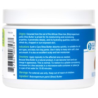 Foto 2 | Manteca De Karité Earth's Care Pure 180 Ml (3 Frascos) Sin Hexano - Venta Internacional.
