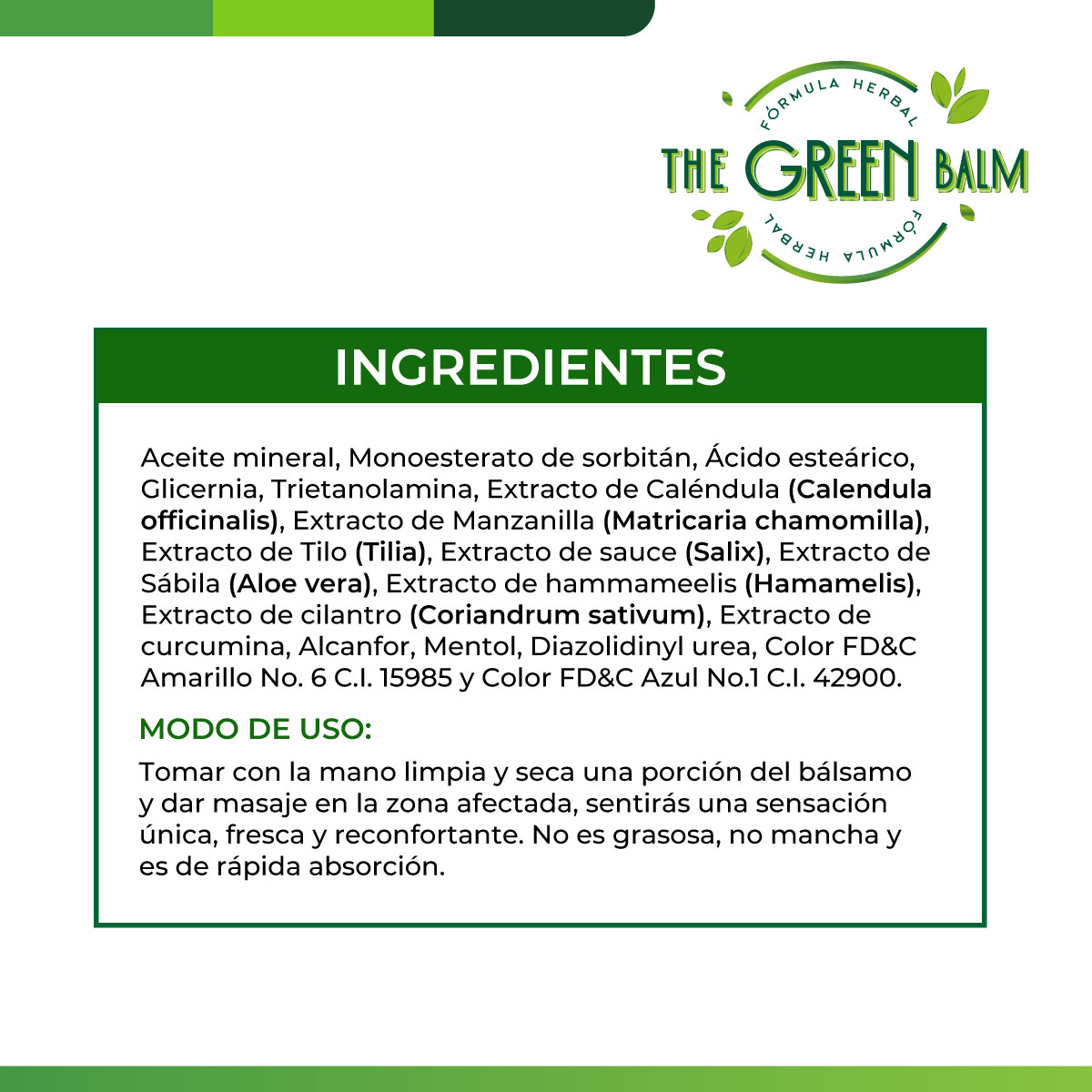 Foto 4 pulgar | Anahuac The Green Balm Bálsamo Herbal  Alivio E Hidratación Para La Piel