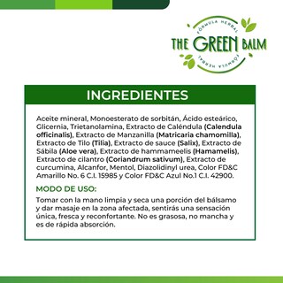 Foto 3 | Anahuac The Green Balm Bálsamo Herbal Alivio E Hidratación Para La Piel