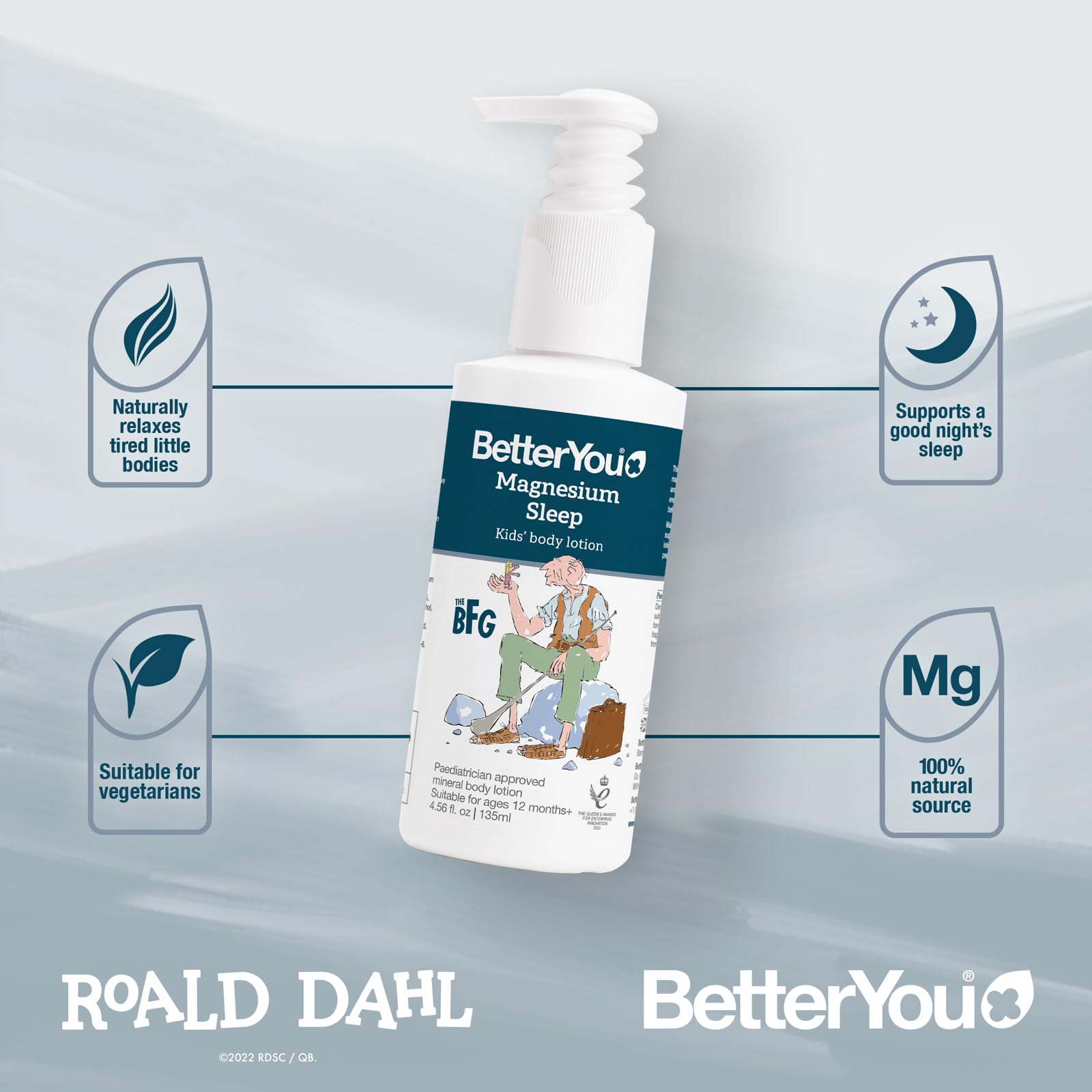 Foto 3 | Kids Bundle Betteryou  Loción Para Dormir Y Spray De Magnesio  2 Unidades - Venta Internacional.