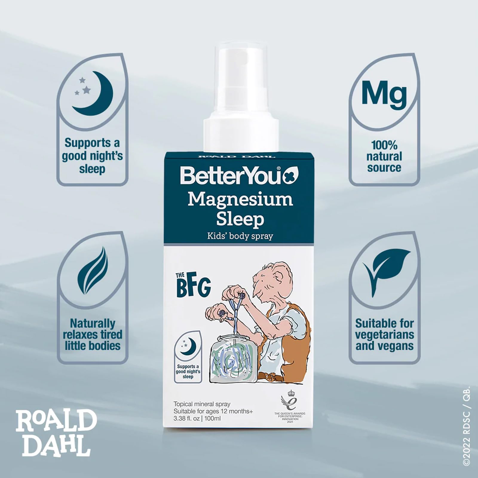 Foto 6 | Kids Bundle Betteryou  Loción Para Dormir Y Spray De Magnesio  2 Unidades - Venta Internacional.