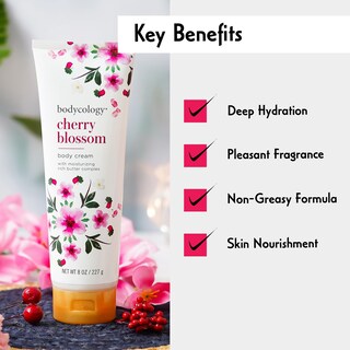 Foto 5 | Crema Corporal Hidratante Bodycology Cherry Blossom 240 Ml Para Mujer - Venta Internacional.