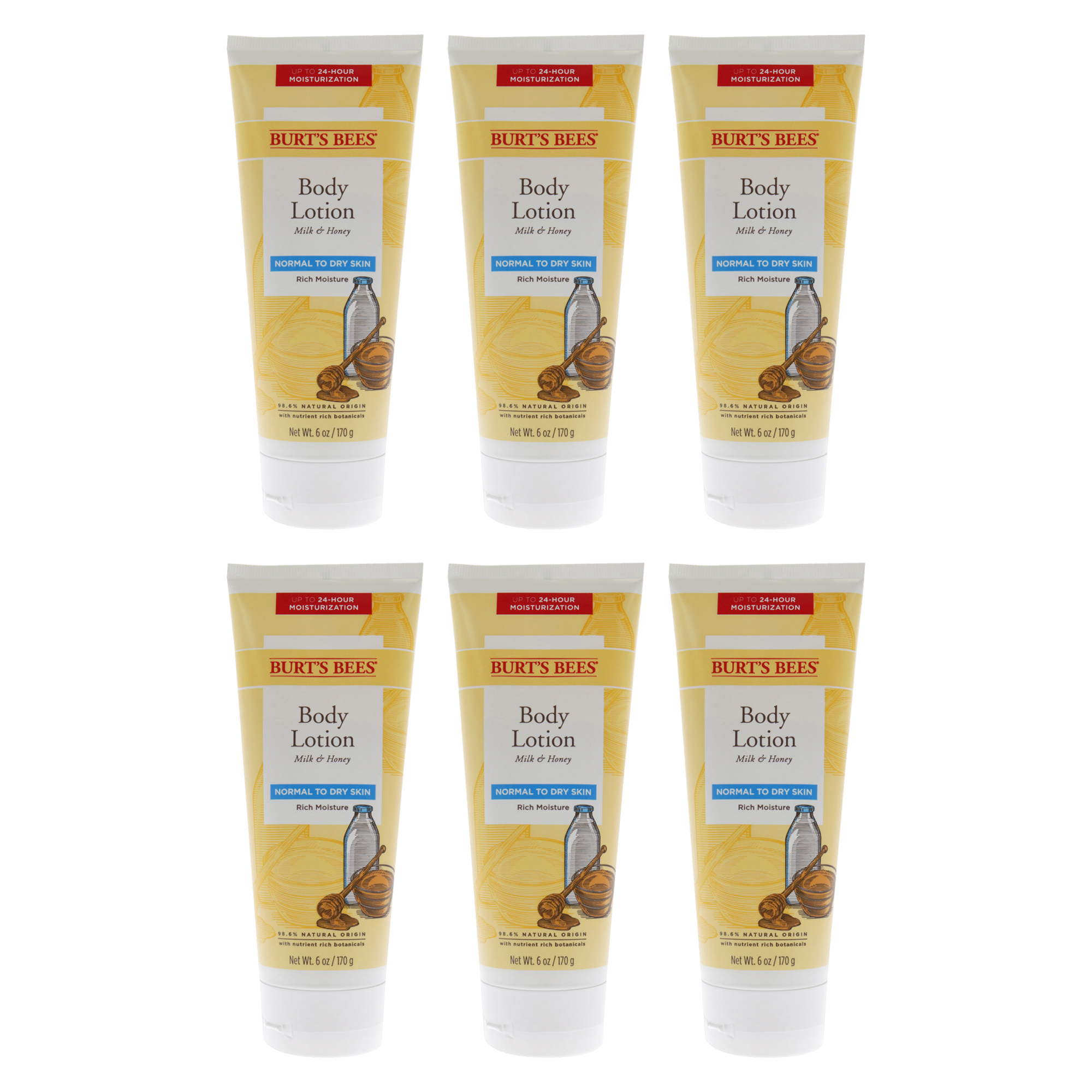 Foto 2 pulgar | Loción Corporal Burts Bees Con Leche Y Miel  Paquete De 9 Unidades  24 Horas De Hidratación - Venta Internacional.