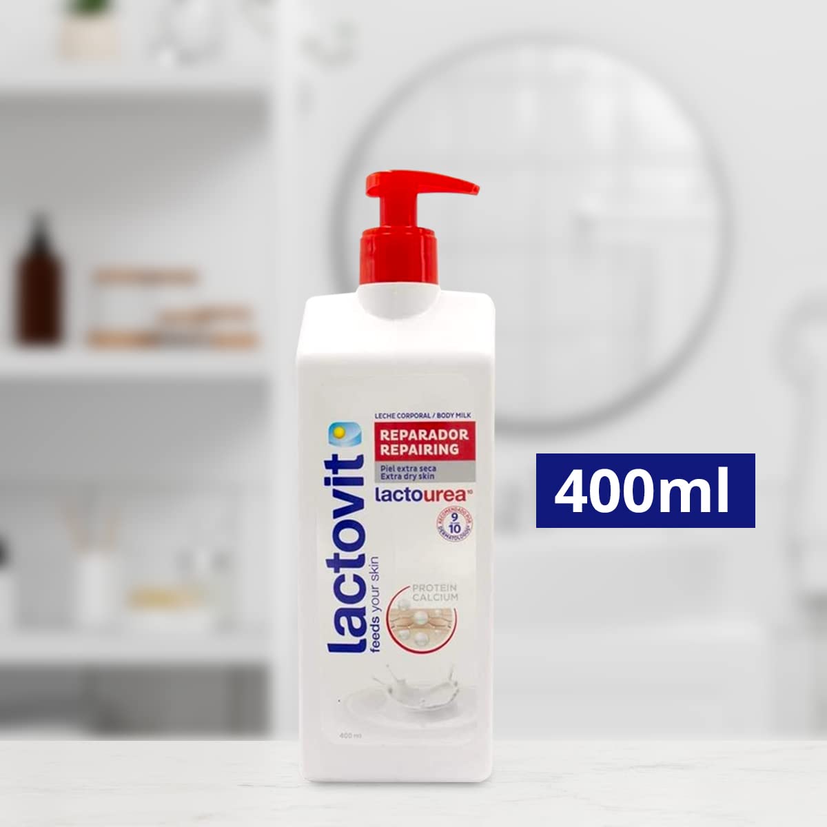Foto 4 pulgar | Leche Corporal Lactovit Lactourea Hidratante para Piel Seca 400 ml  - Venta Internacional