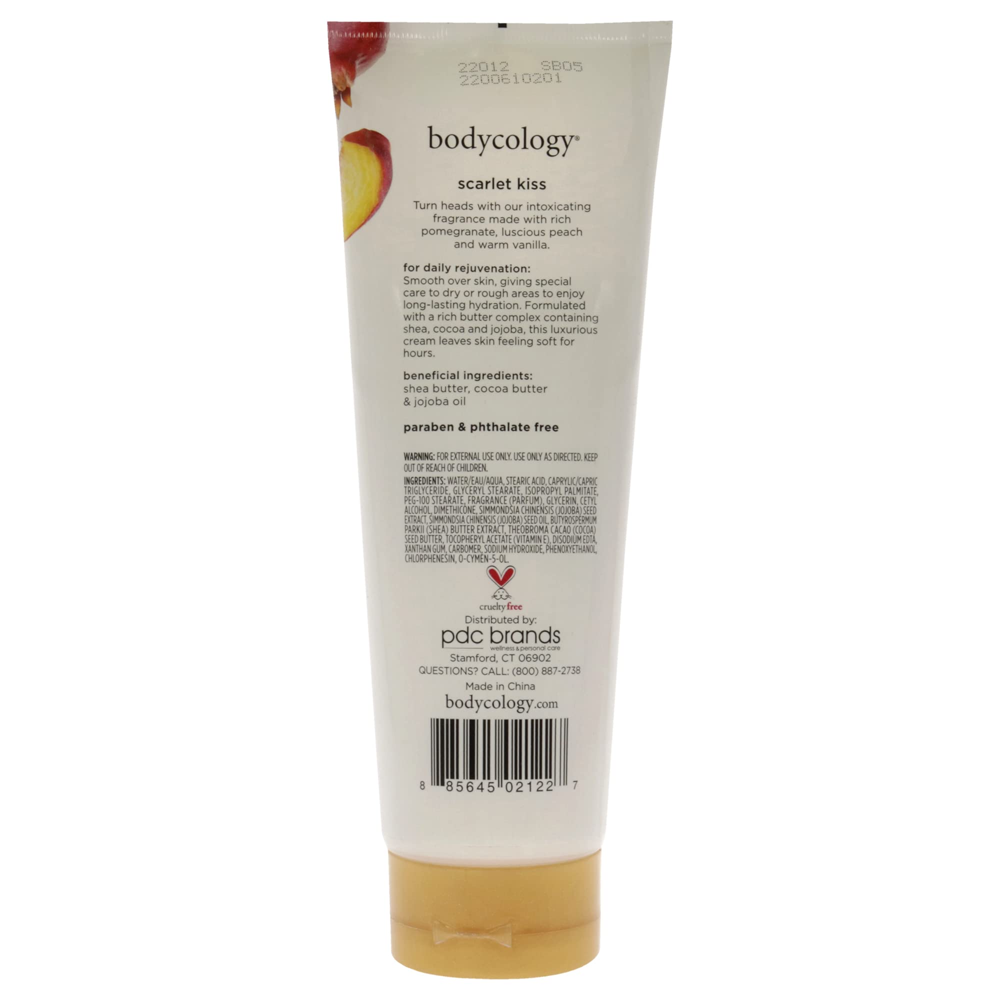 Foto 3 pulgar | Crema Corporal Hidratante Bodycology Scarlet Kiss 227 Ml Para Mujer - Venta Internacional.