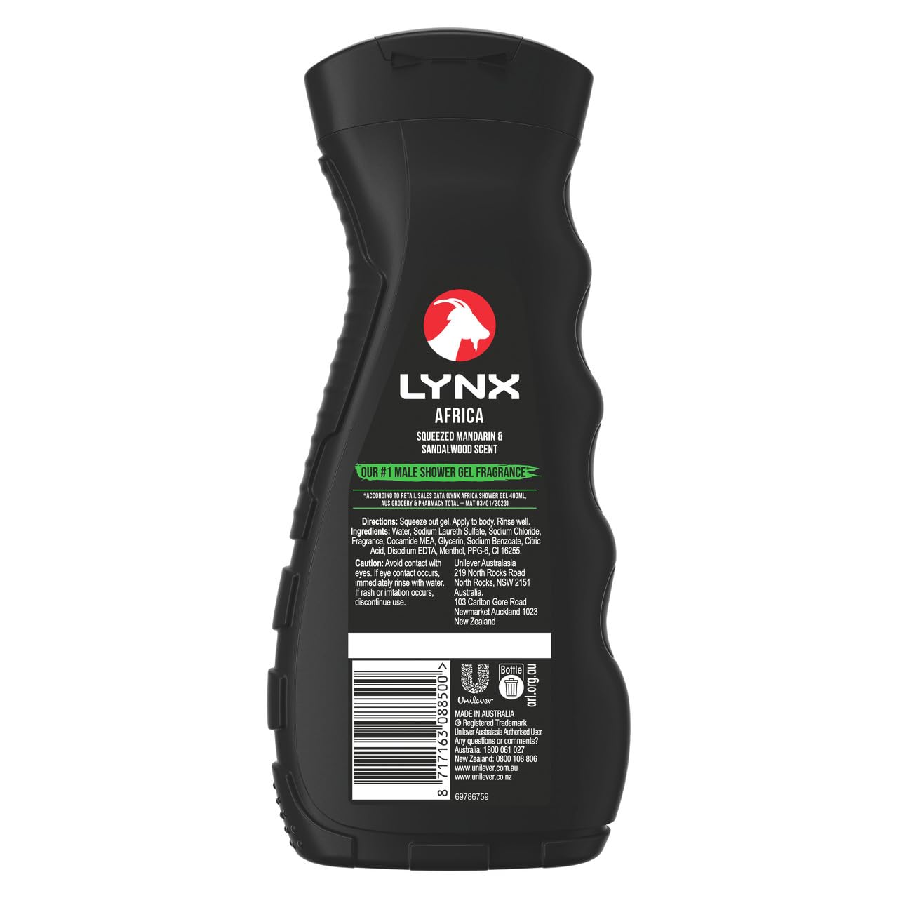 Foto 3 pulgar | Gel De Ducha Lynx Africa 400 Ml - Venta Internacional.